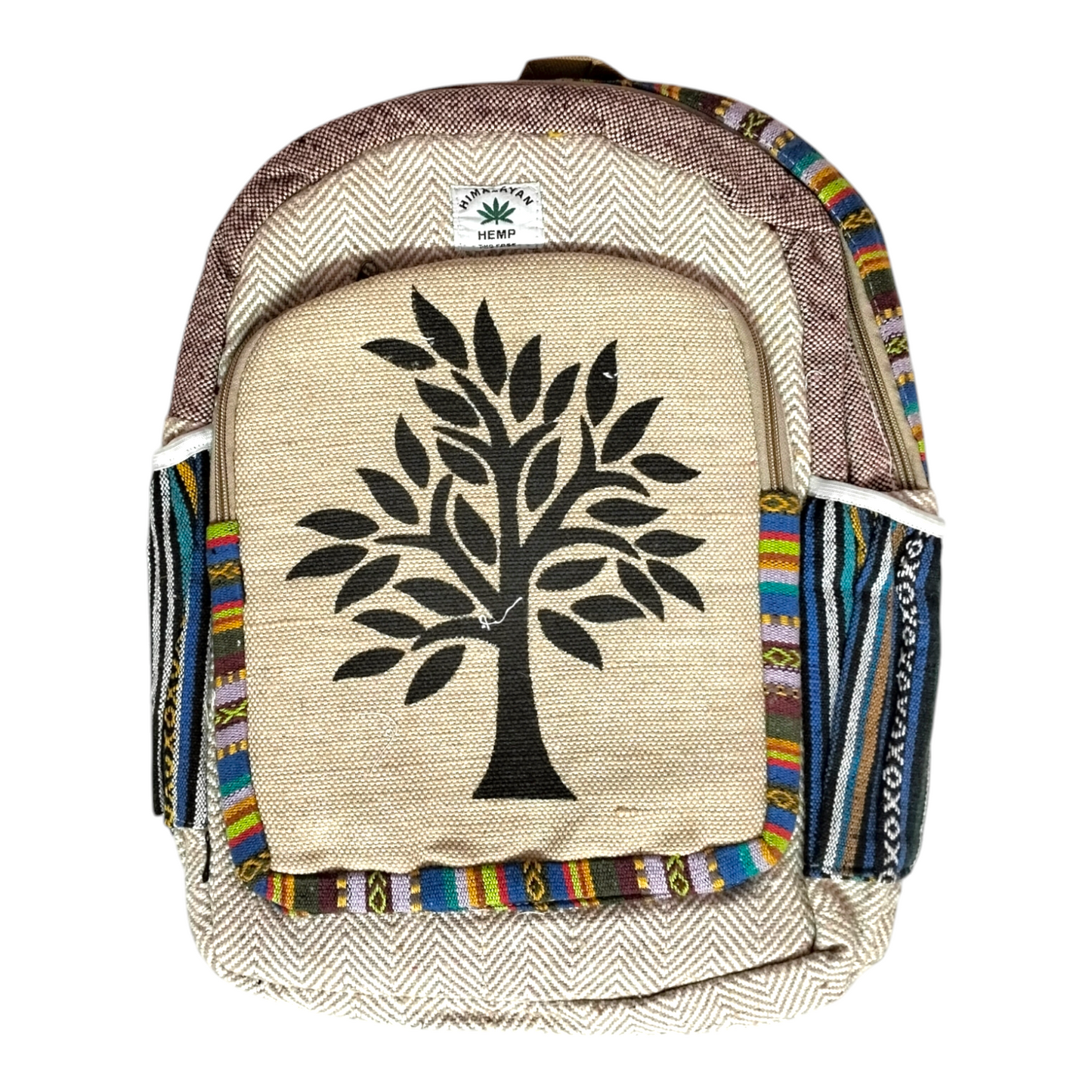 Handcrafted Traditional Shantiniketan Cotton Backpack – Artisanal & Stylish