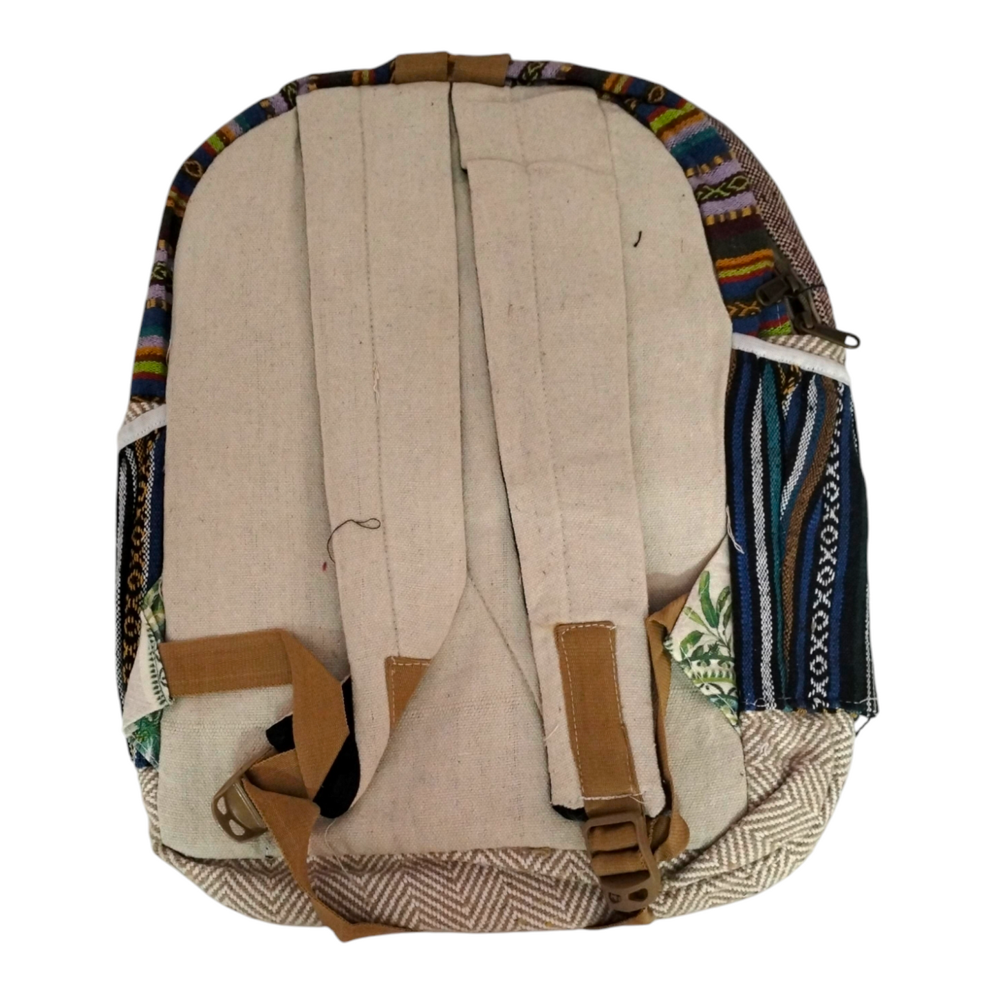 Handcrafted Traditional Shantiniketan Cotton Backpack – Artisanal & Stylish