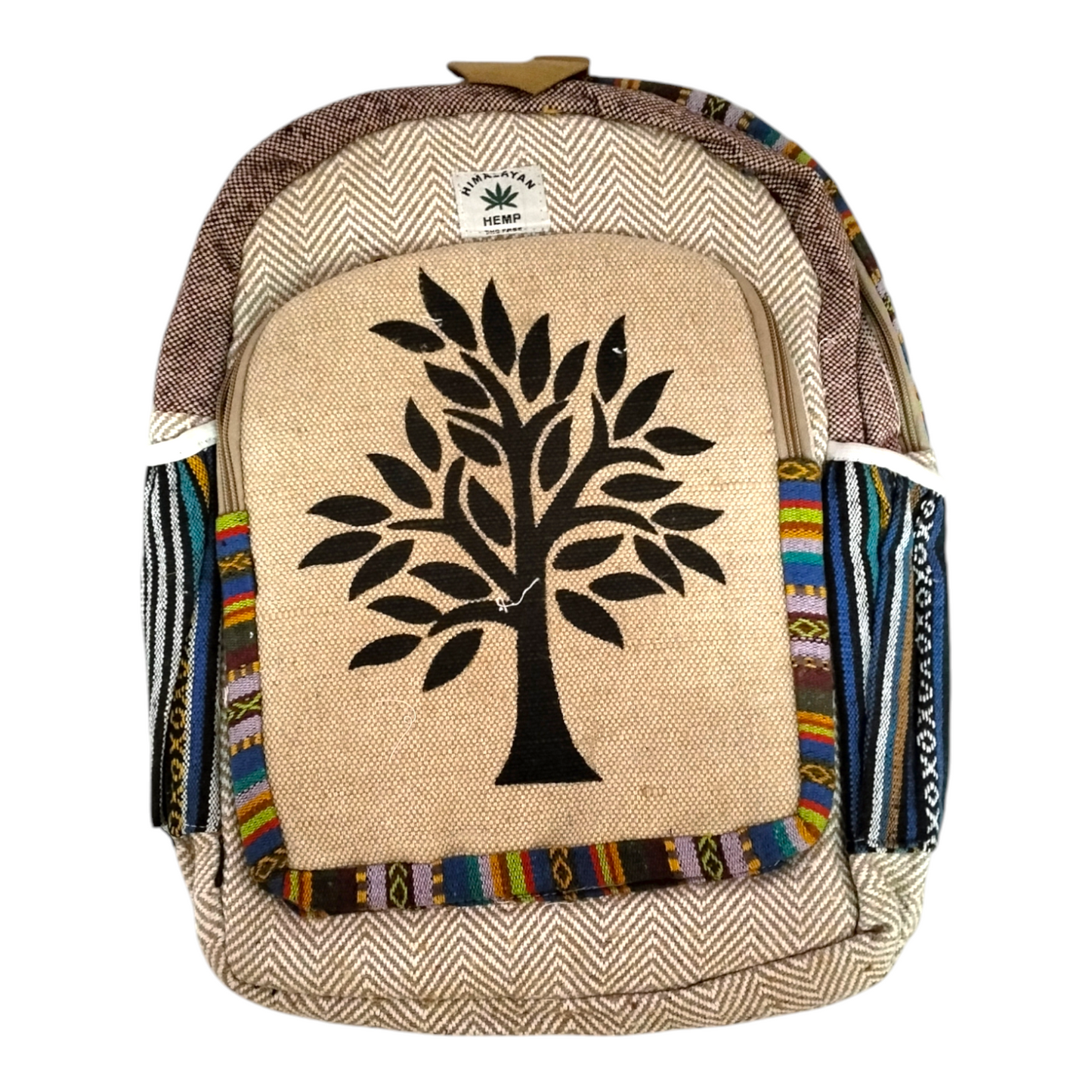Handcrafted Traditional Shantiniketan Cotton Backpack – Artisanal & Stylish
