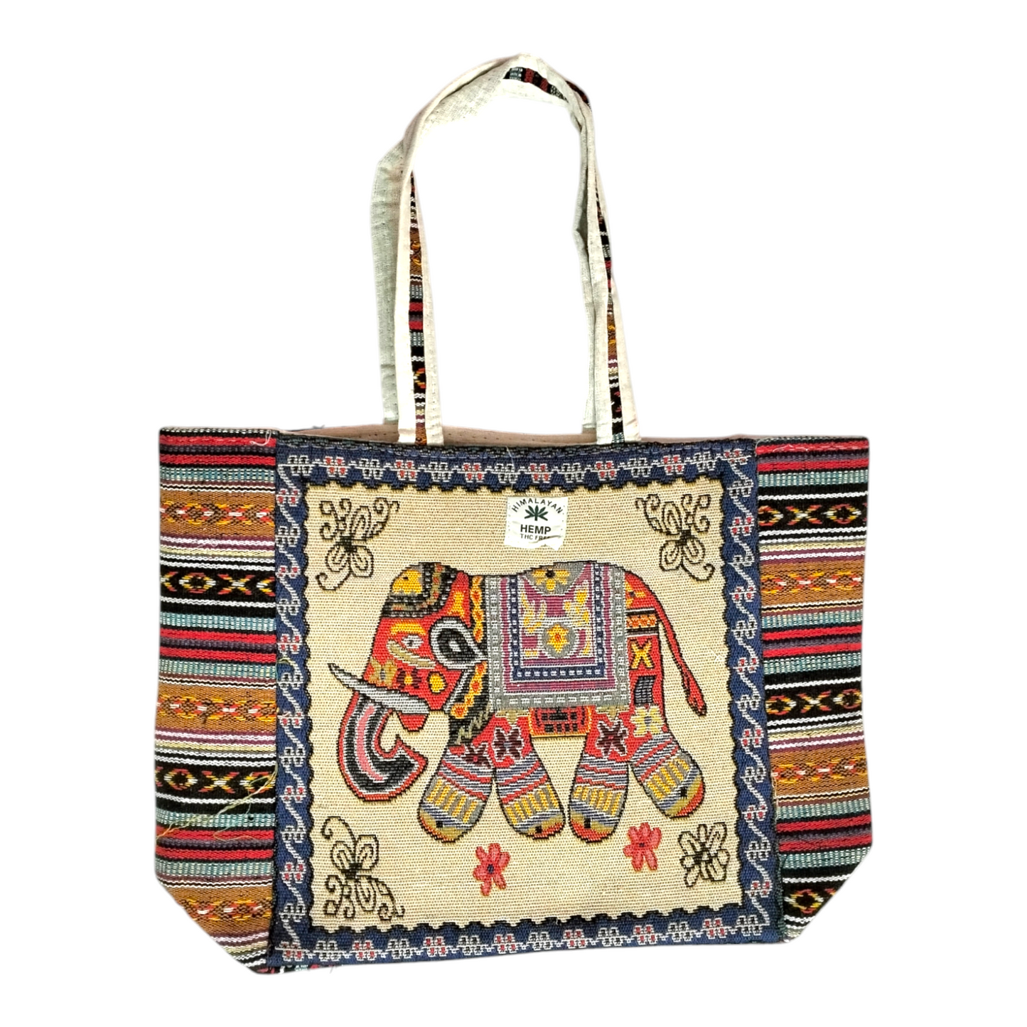 Handcrafted Shantiniketan Cotton Tote Bag – Traditional Bengali Art