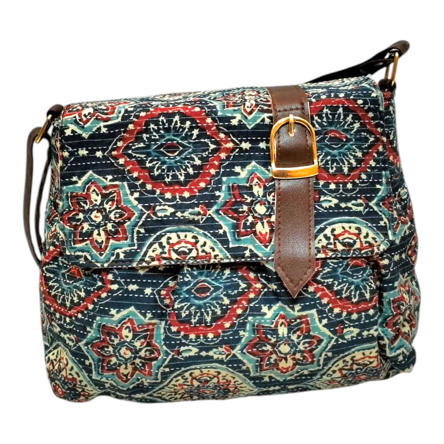 Traditional Bengal Sling Bag for Women - Shantiniketan Style Handmade