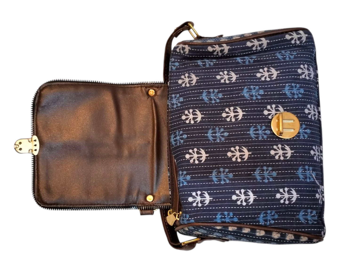 Traditional Bengal Sling Bag for Women - Shantiniketan Style Handmade