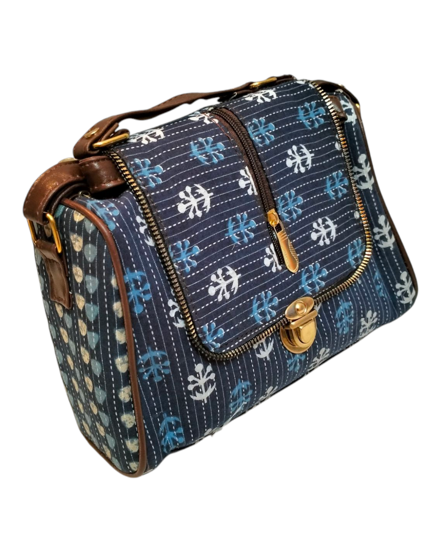 Traditional Bengal Sling Bag for Women - Shantiniketan Style Handmade