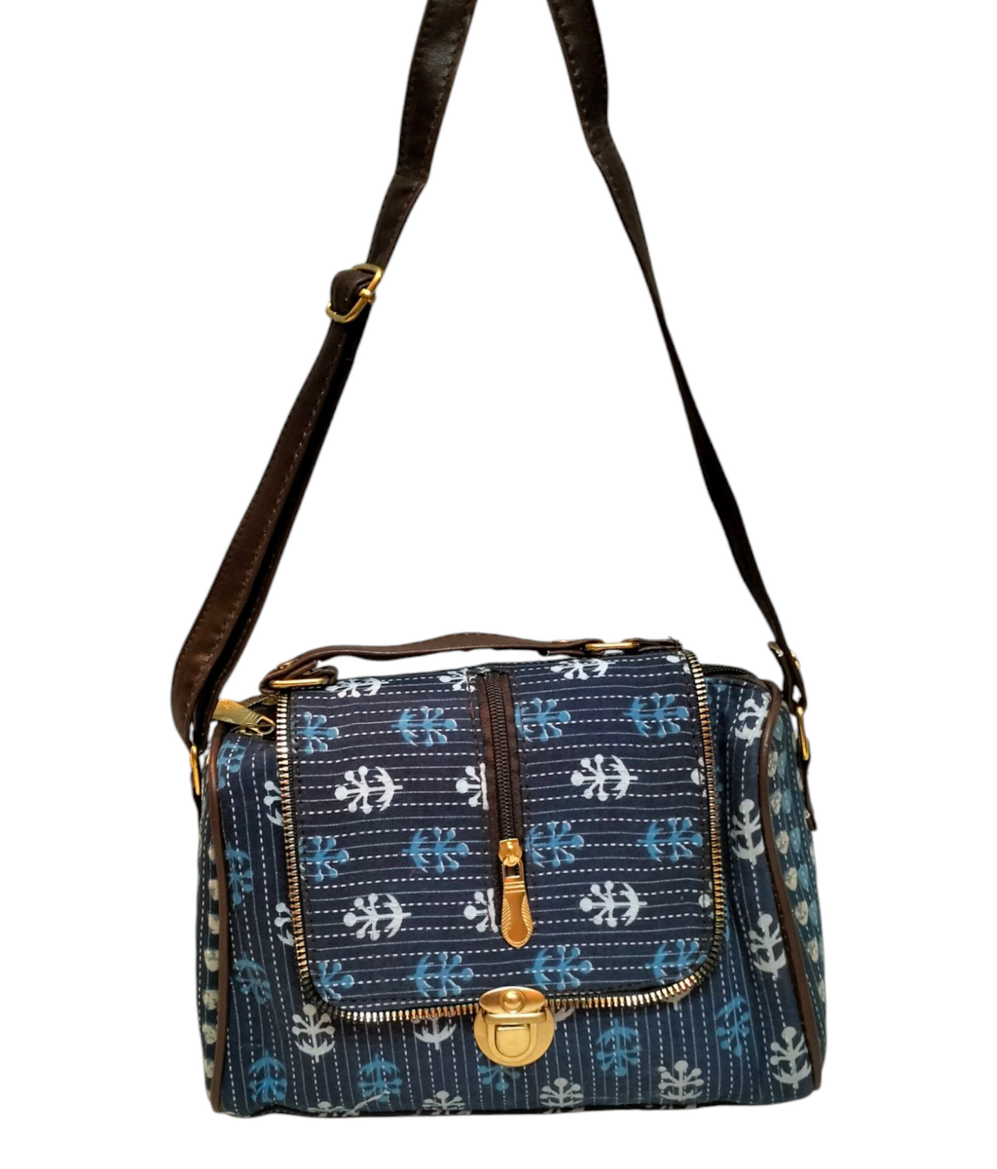 Traditional Bengal Sling Bag for Women - Shantiniketan Style Handmade