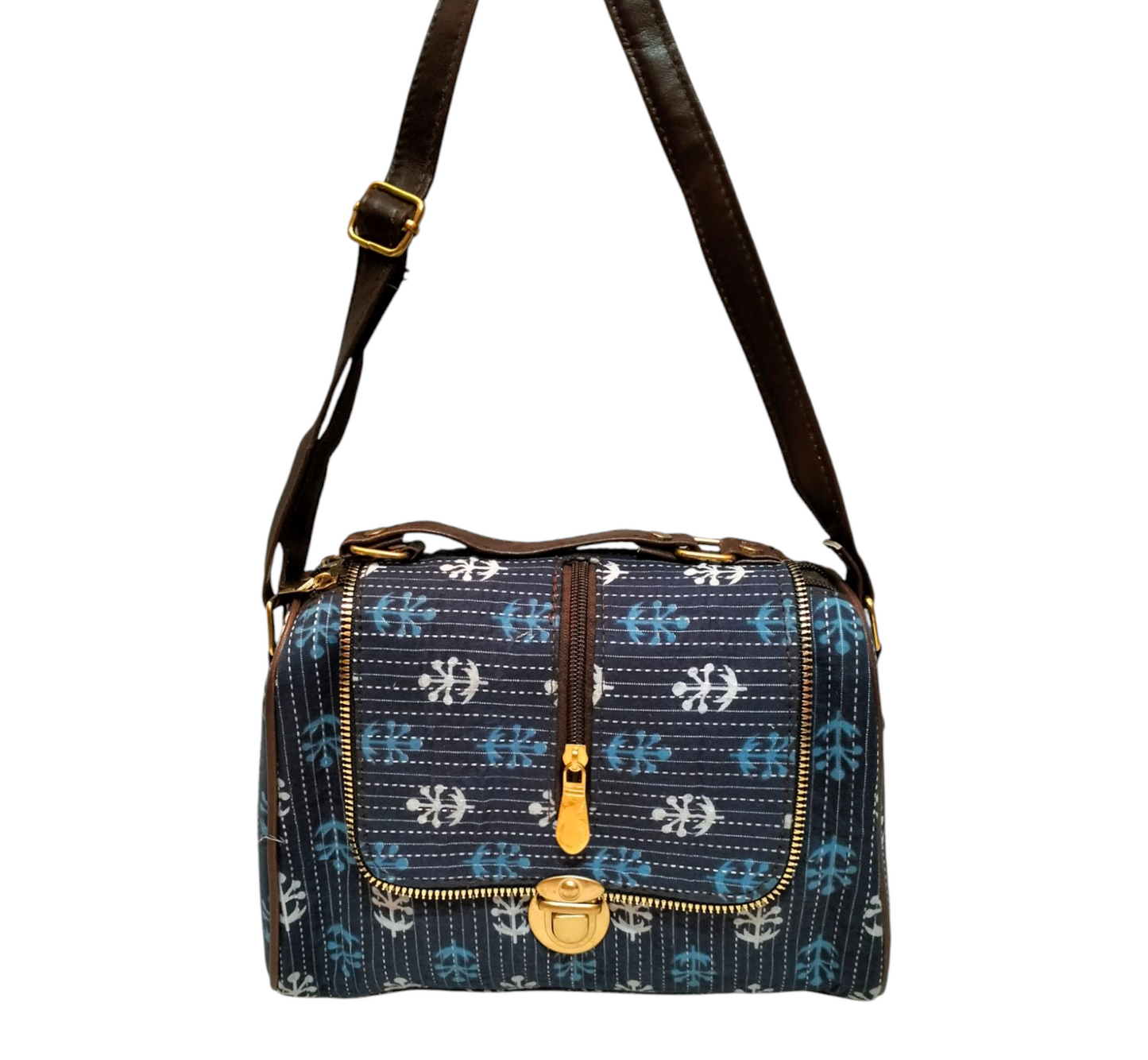 Traditional Bengal Sling Bag for Women - Shantiniketan Style Handmade