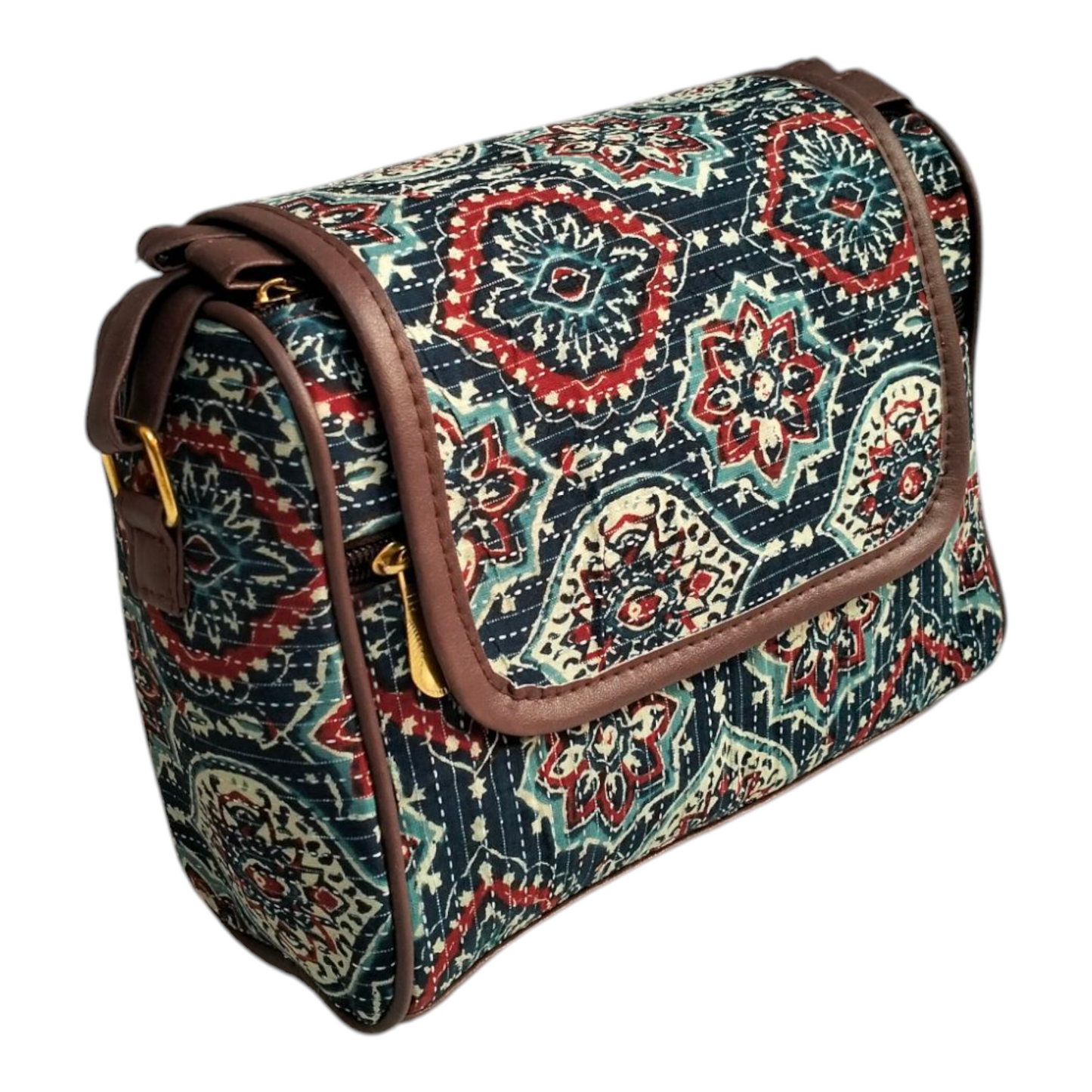 Traditional Shantiniketan Sling Bag for Women Handcrafted Elegance