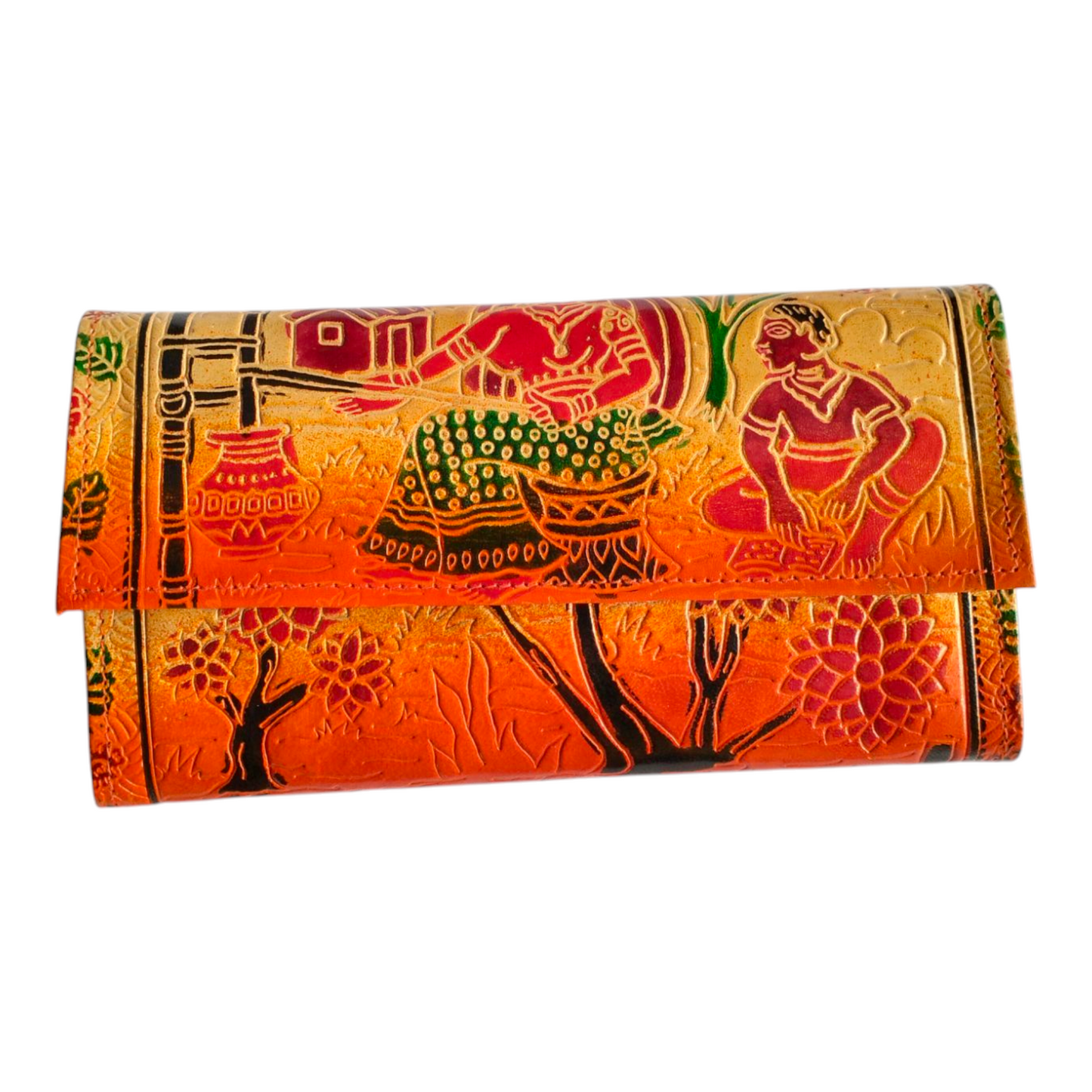 Handmade Shantiniketan Purse for Women – Authentic Indian Art Design