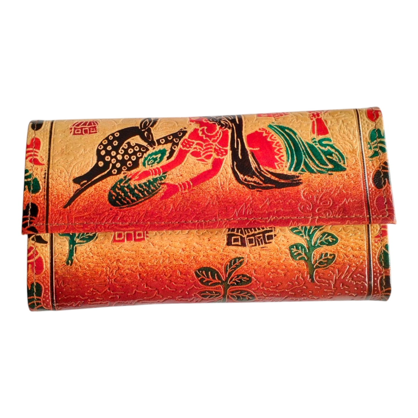 Handmade Shantiniketan Purse for Women – Authentic Indian Art Design