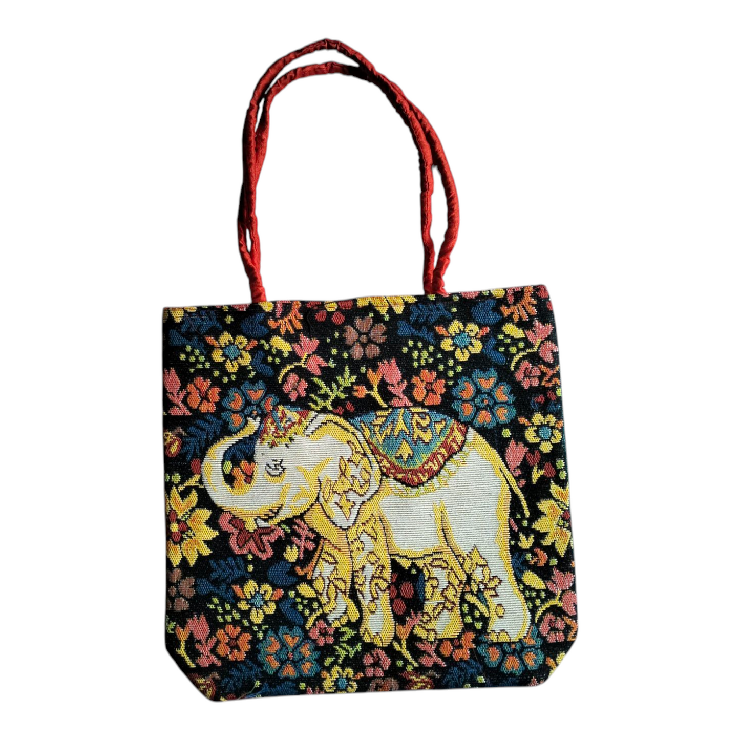 Handcrafted Shantiniketan Tote Bag – Colorful Traditional Design for Women