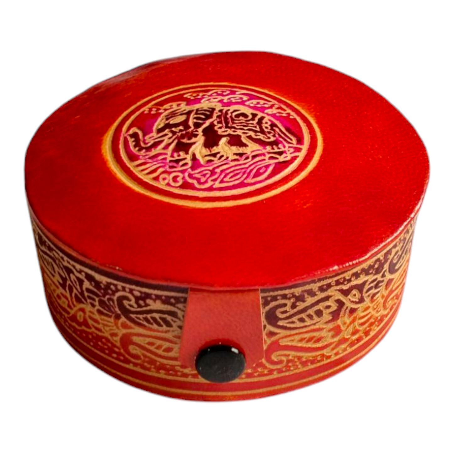 Traditional Shantiniketan Handcrafted Jewellery Box for Women Small Size Pack of 2