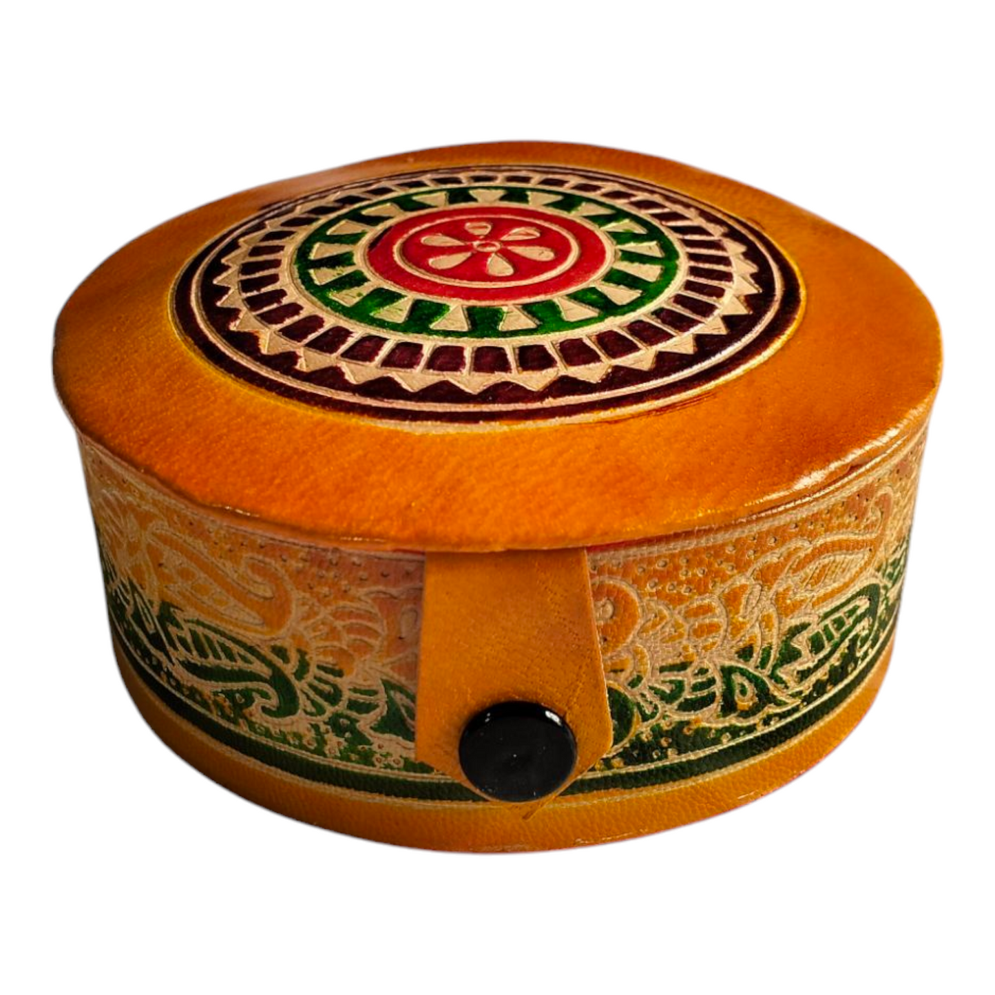 Traditional Shantiniketan Handcrafted Jewellery Box for Women Small Size Pack of 2