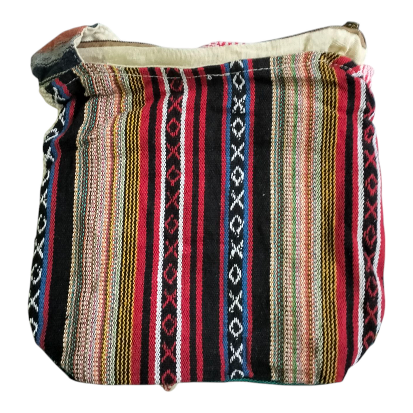 Shantiniketan Style Cotton Sling Bag – Himalayan Hemp Jhola Bag for Women