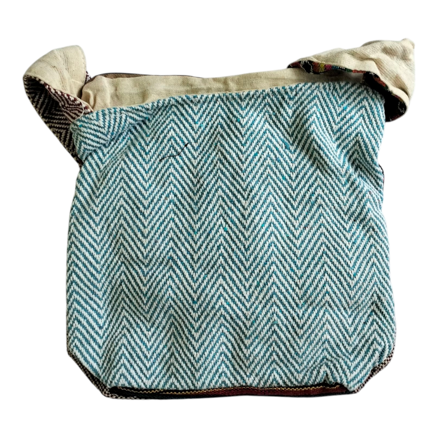 Shantiniketan Style Cotton Sling Bag – Himalayan Hemp Jhola Bag for Women