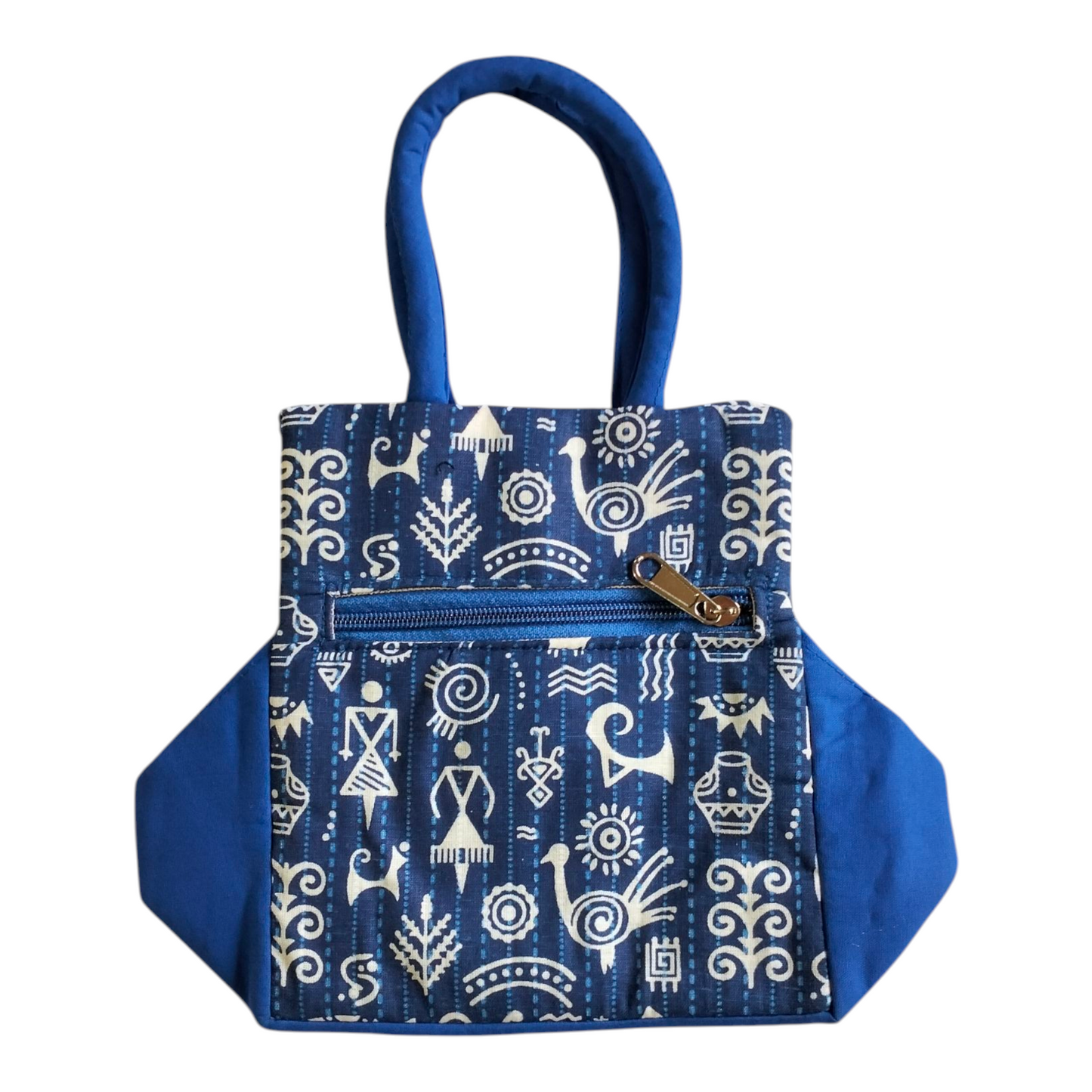 Shantiniketan Art Mini Handbags – Traditional Cotton Bag Combo (2 pcs)