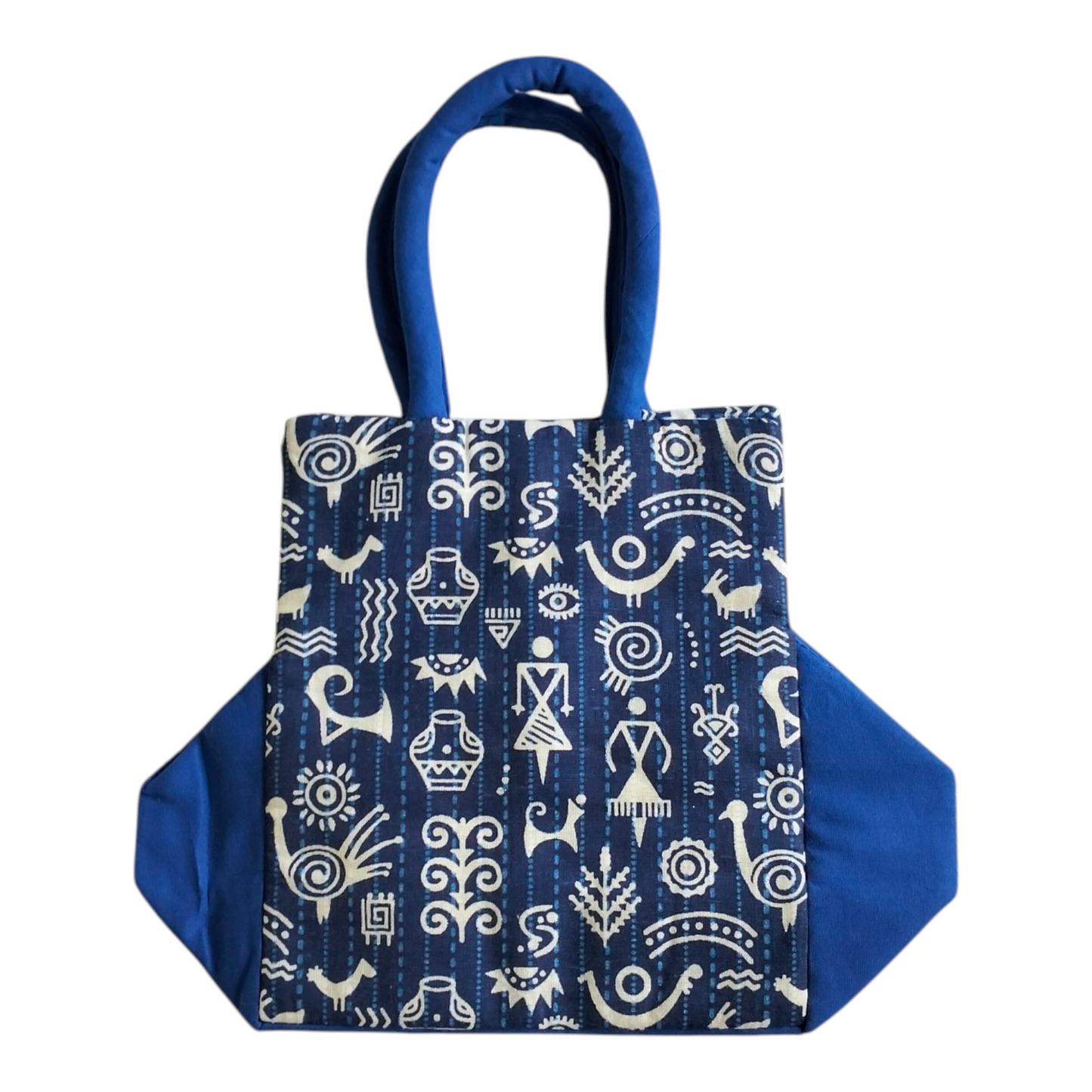 Shantiniketan Art Mini Handbags – Traditional Cotton Bag Combo (2 pcs)