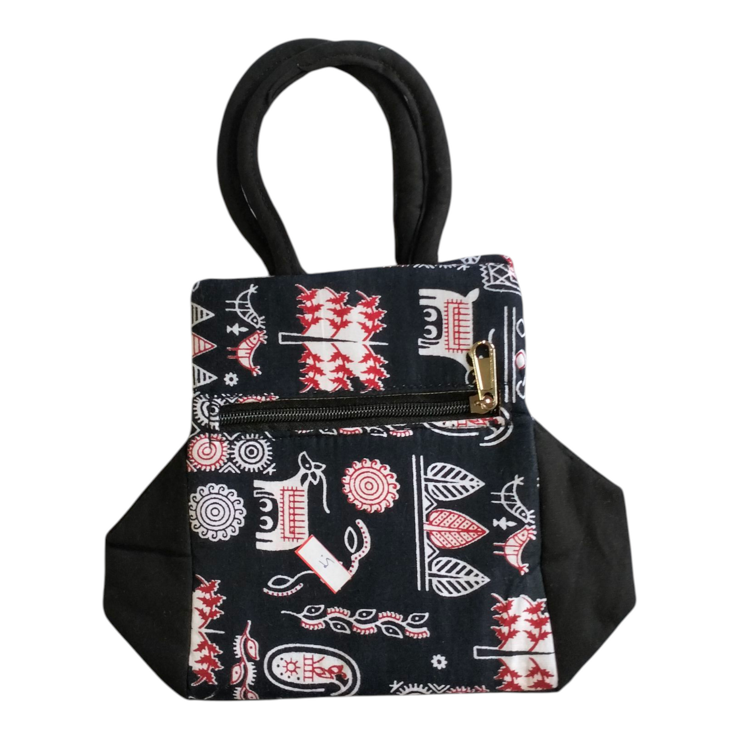 Shantiniketan Art Mini Handbags – Traditional Cotton Bag Combo (2 pcs)