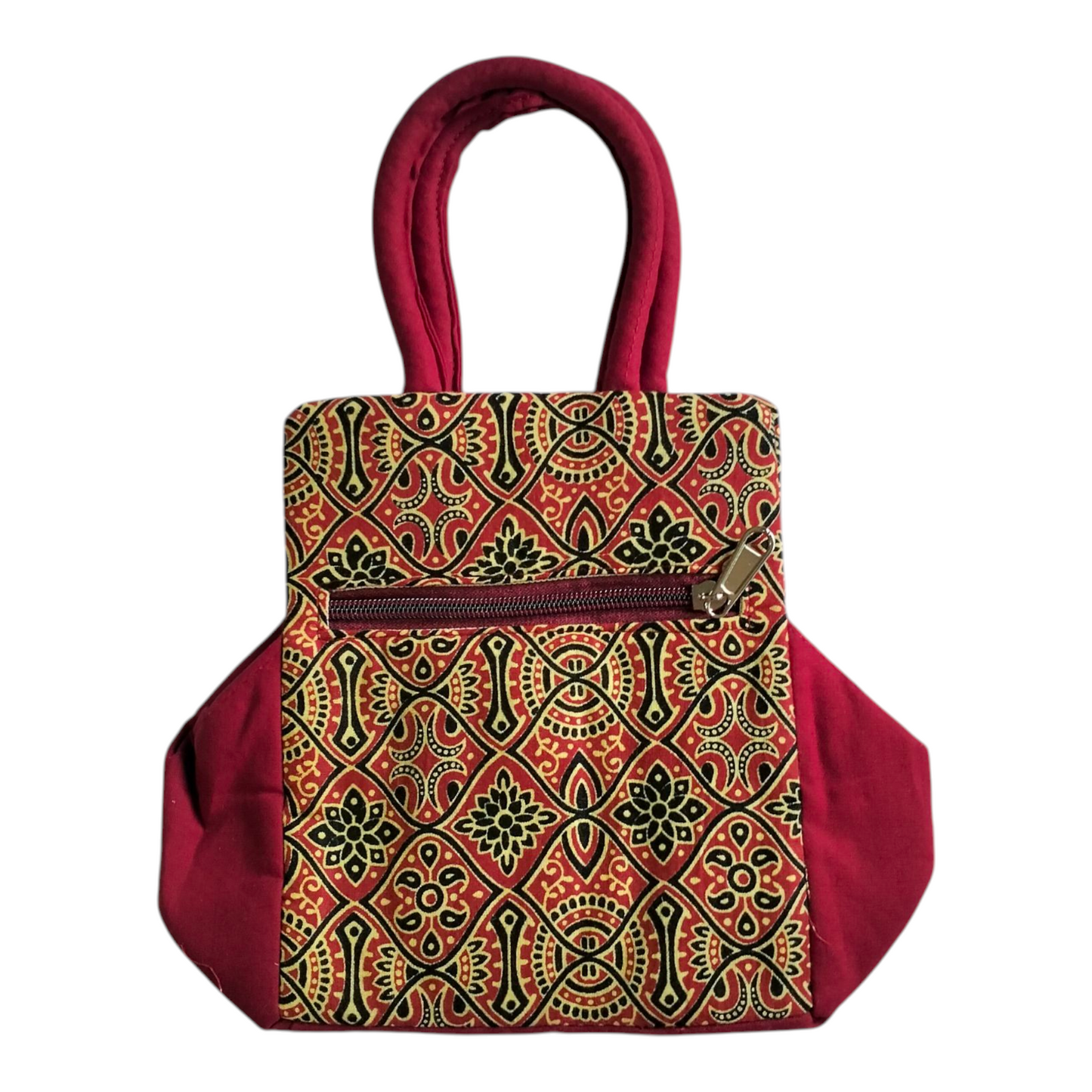 Shantiniketan Art Mini Handbags – Traditional Cotton Bag Combo (2 pcs)