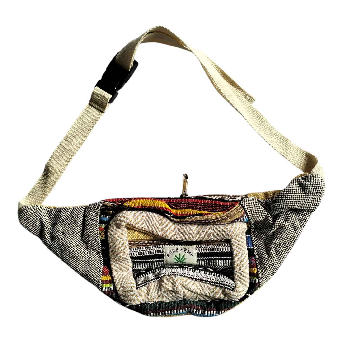 Handcrafted Shantiniketan Sling Bag for Women – Cotton & Pure Hemp Crossbody Style