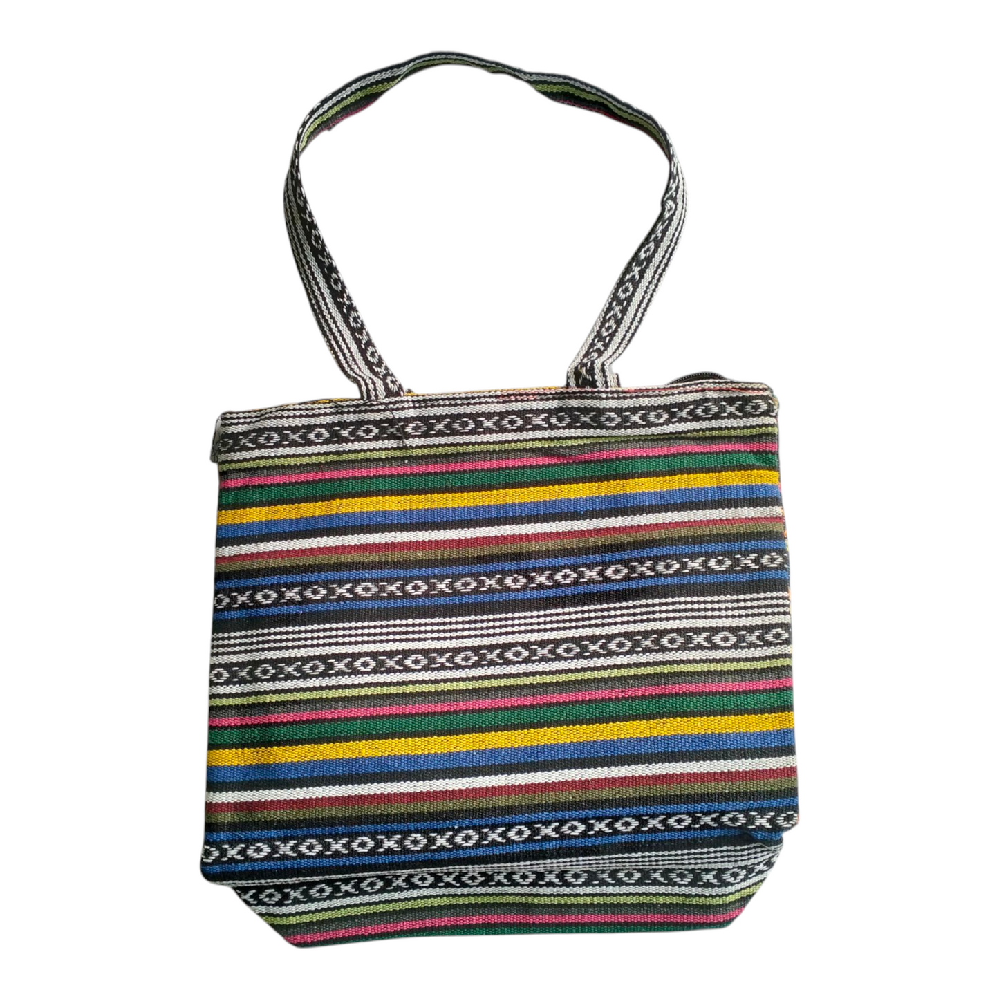 Handcrafted Shantiniketan Tote Bag – Colorful Traditional Design for Women