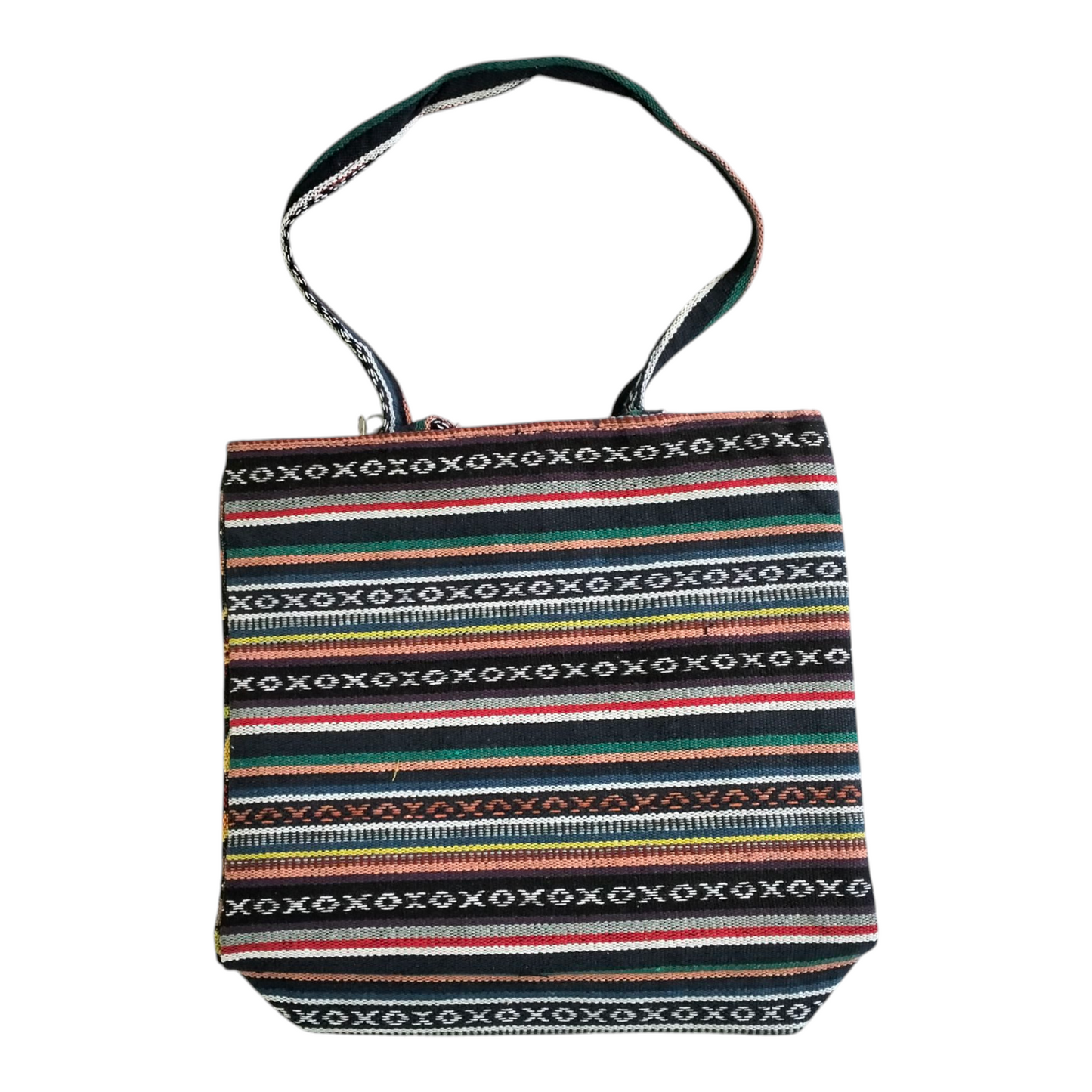 Handcrafted Shantiniketan Tote Bag – Colorful Traditional Design for Women