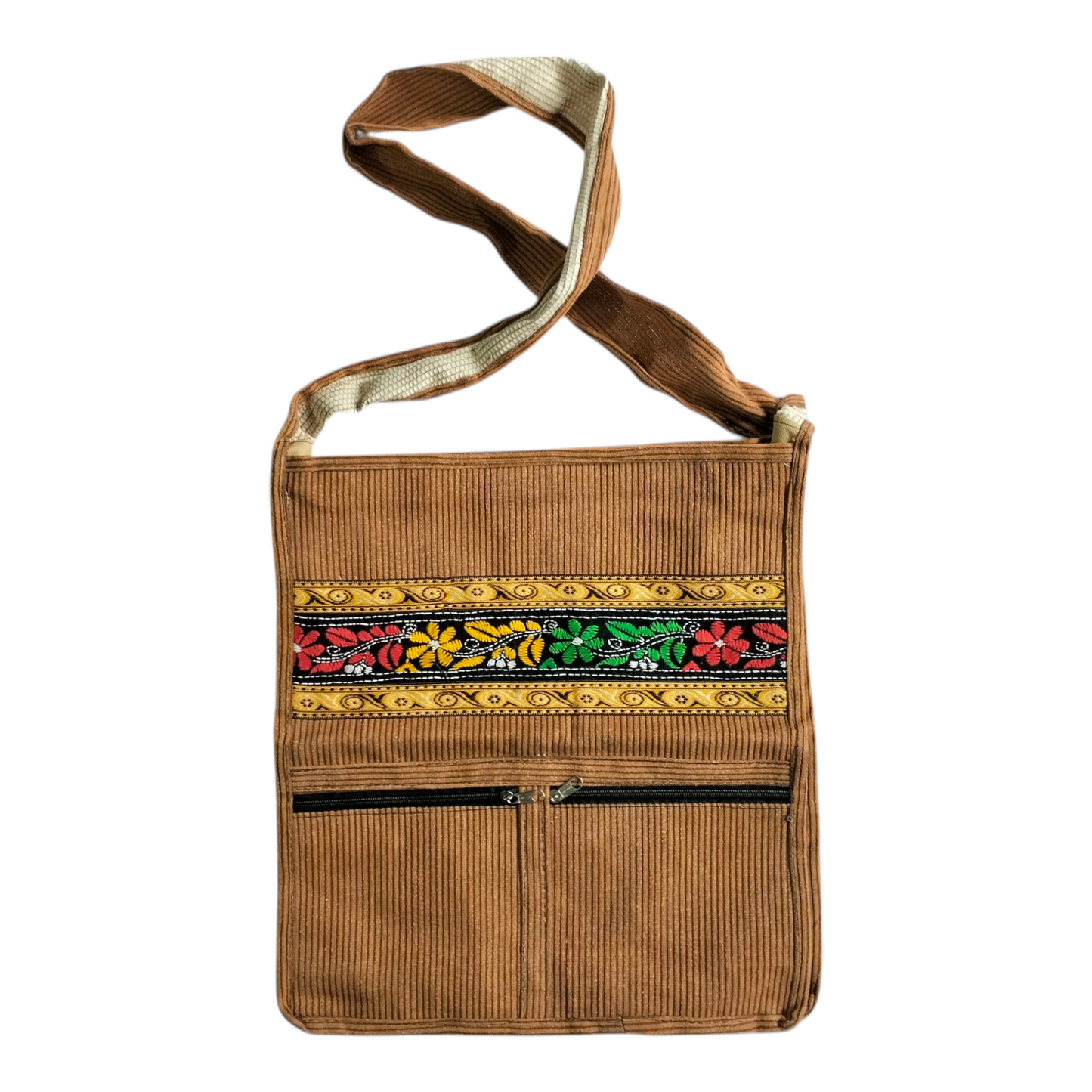 Shantiniketan Style Cotton Sling Jhola Bag