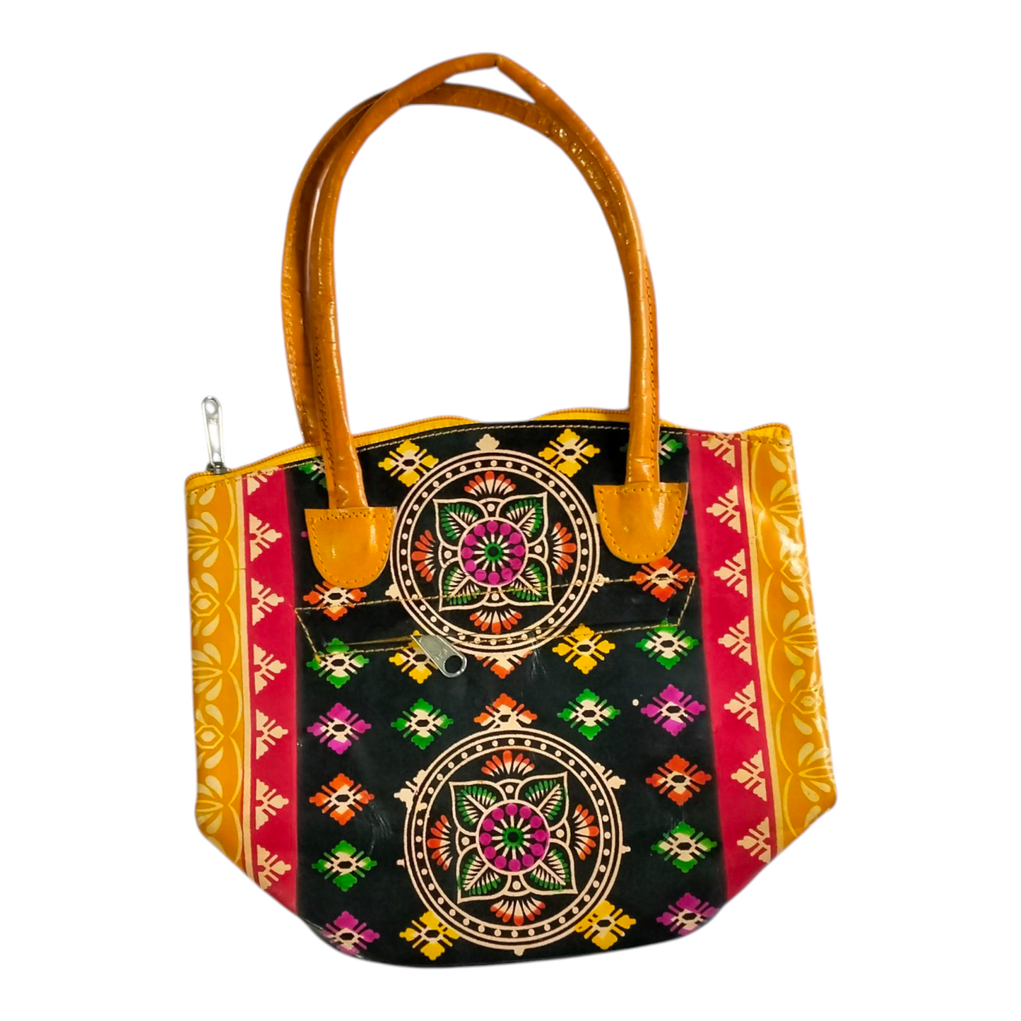 Pack of 2 Mini Handbags Traditional Ethnic Design-Handcrafted Ethnic Bags for Women Shantiniketan Style