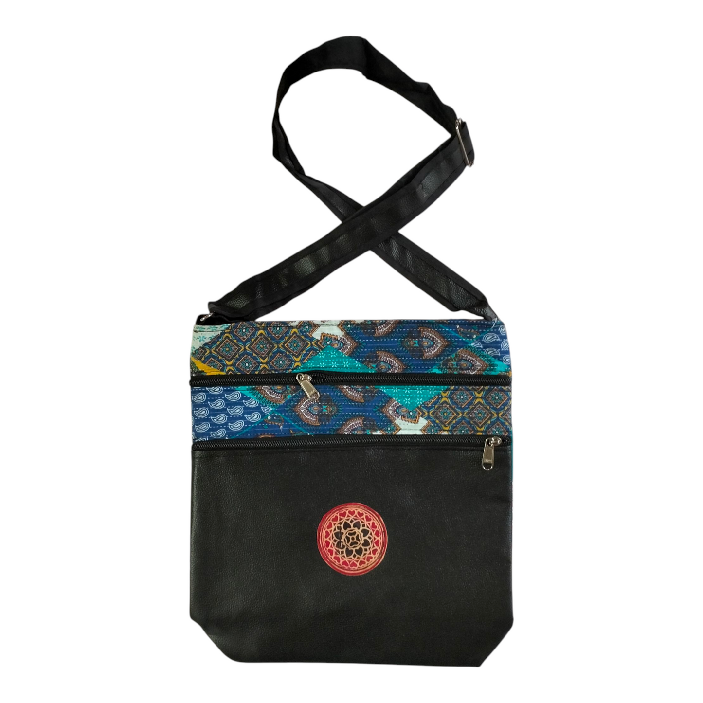 Traditional Shantiniketan Handmade Crossbody Sling Bag – Traditional Art for Women