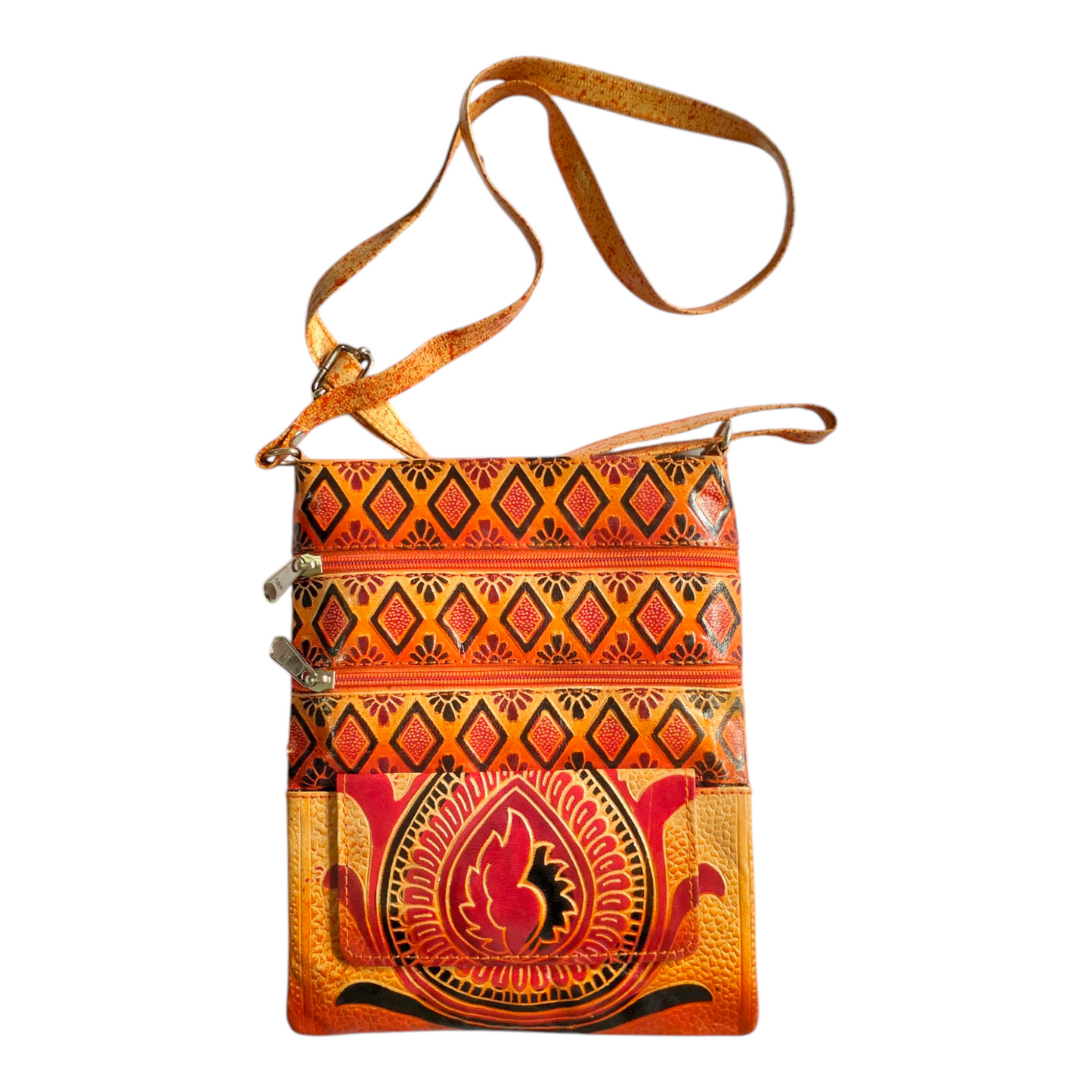 Traditional Crossbody Sling Bag Small Size for Women | Art of Shantiniketan