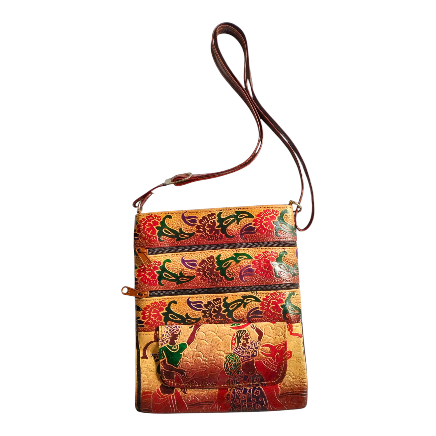 Traditional Crossbody Sling Bag Small Size for Women | Art of Shantiniketan