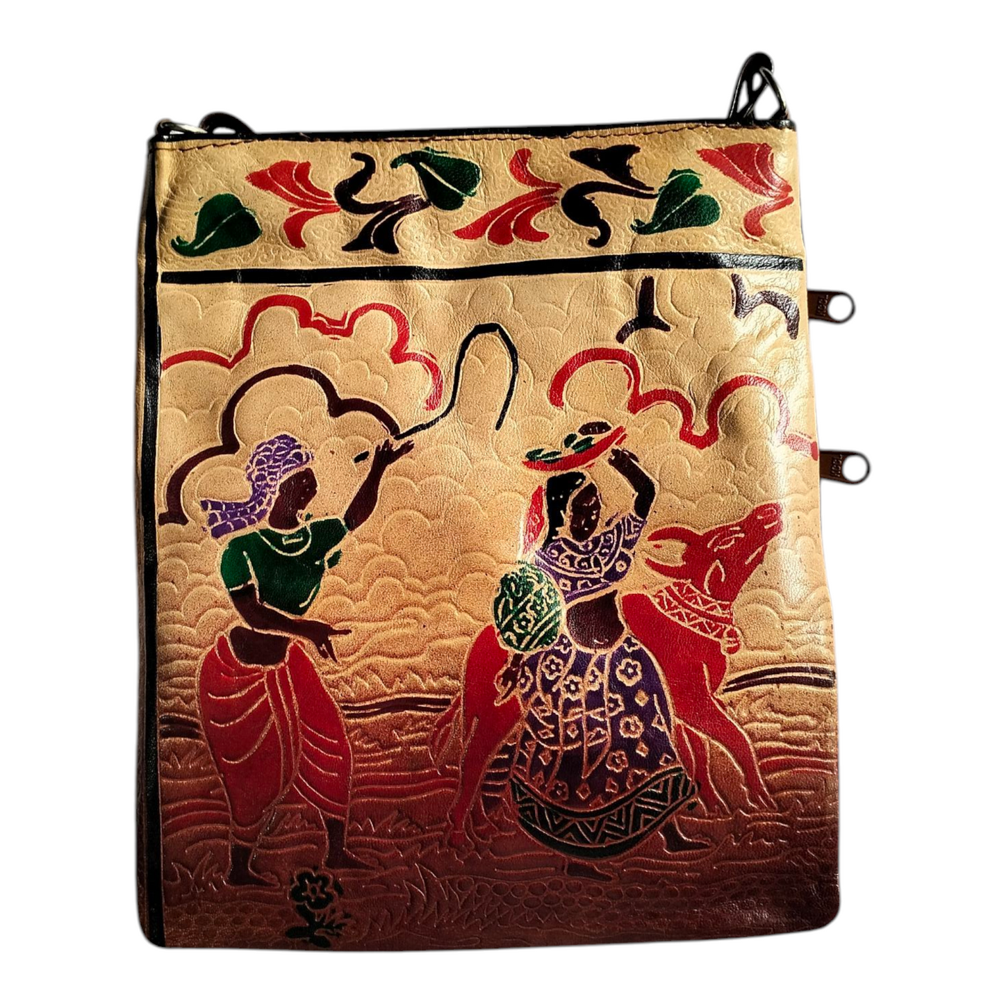 Traditional Crossbody Sling Bag Small Size for Women | Art of Shantiniketan