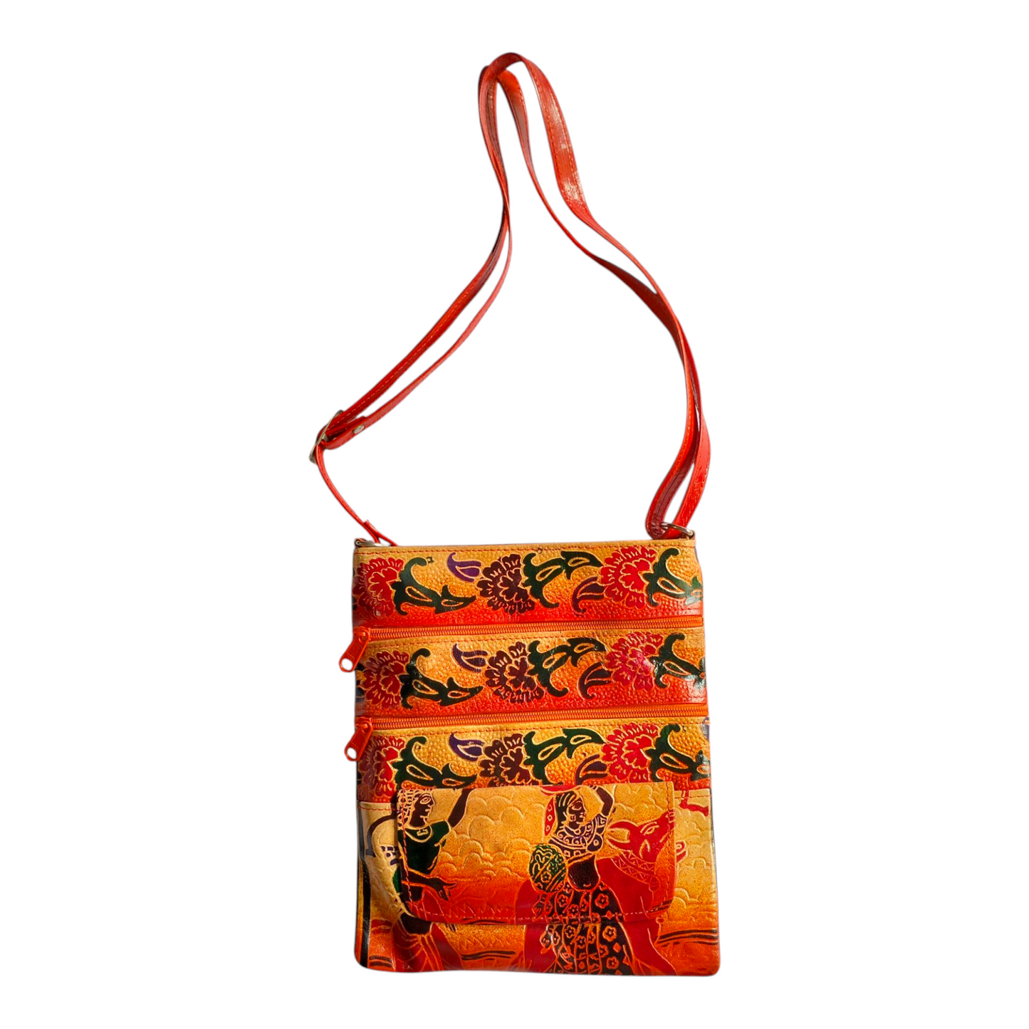 Traditional Crossbody Sling Bag Small Size for Women | Art of Shantiniketan
