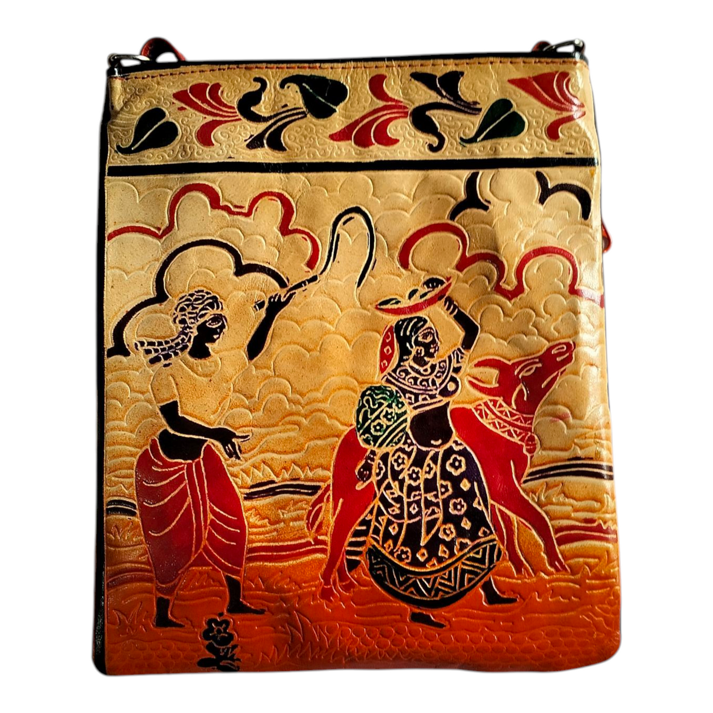 Traditional Crossbody Sling Bag Small Size for Women | Art of Shantiniketan