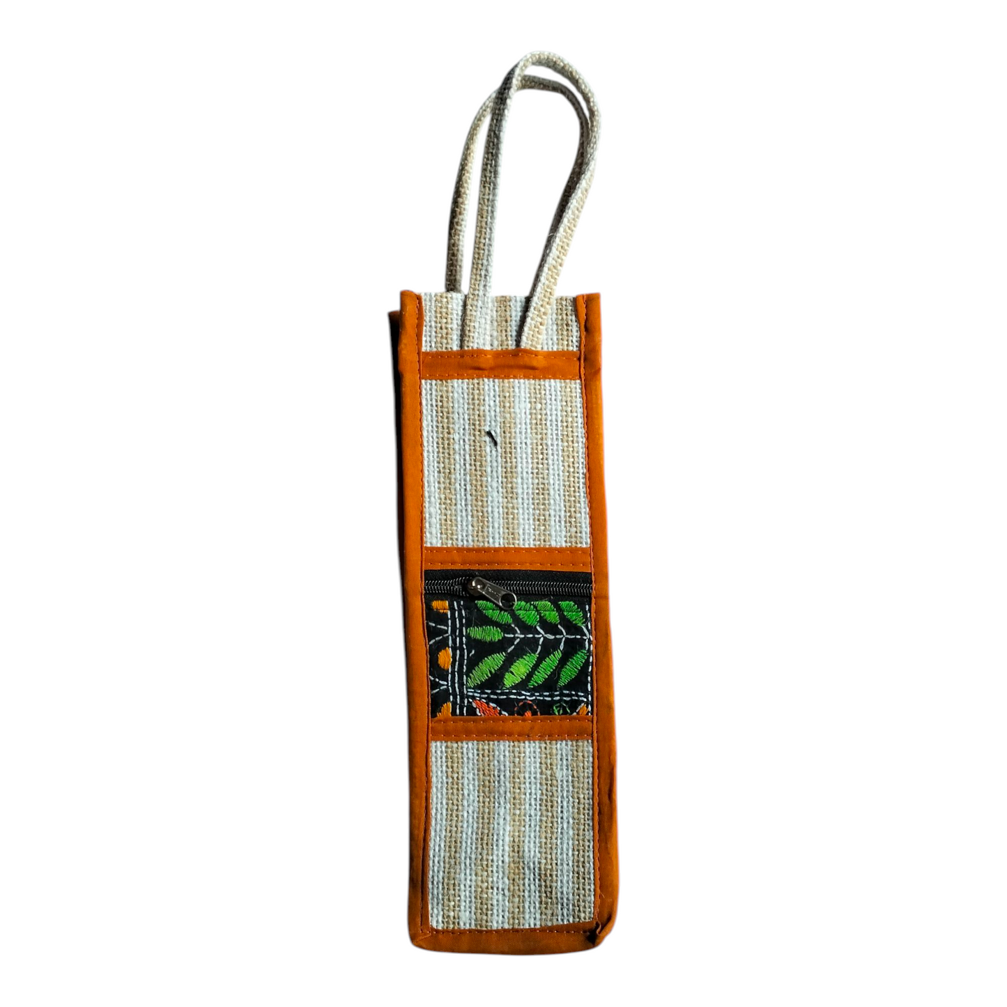 Eco-Friendly Jute Water Bottle Bag – Pack of 2 | Reusable & Durable Carry Bags for 1 Litre Bottles