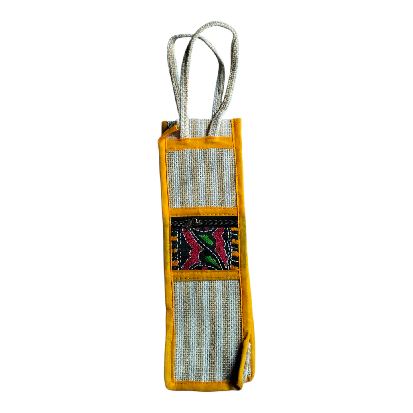 Eco-Friendly Jute Water Bottle Bag – Pack of 2 | Reusable & Durable Carry Bags for 1 Litre Bottles