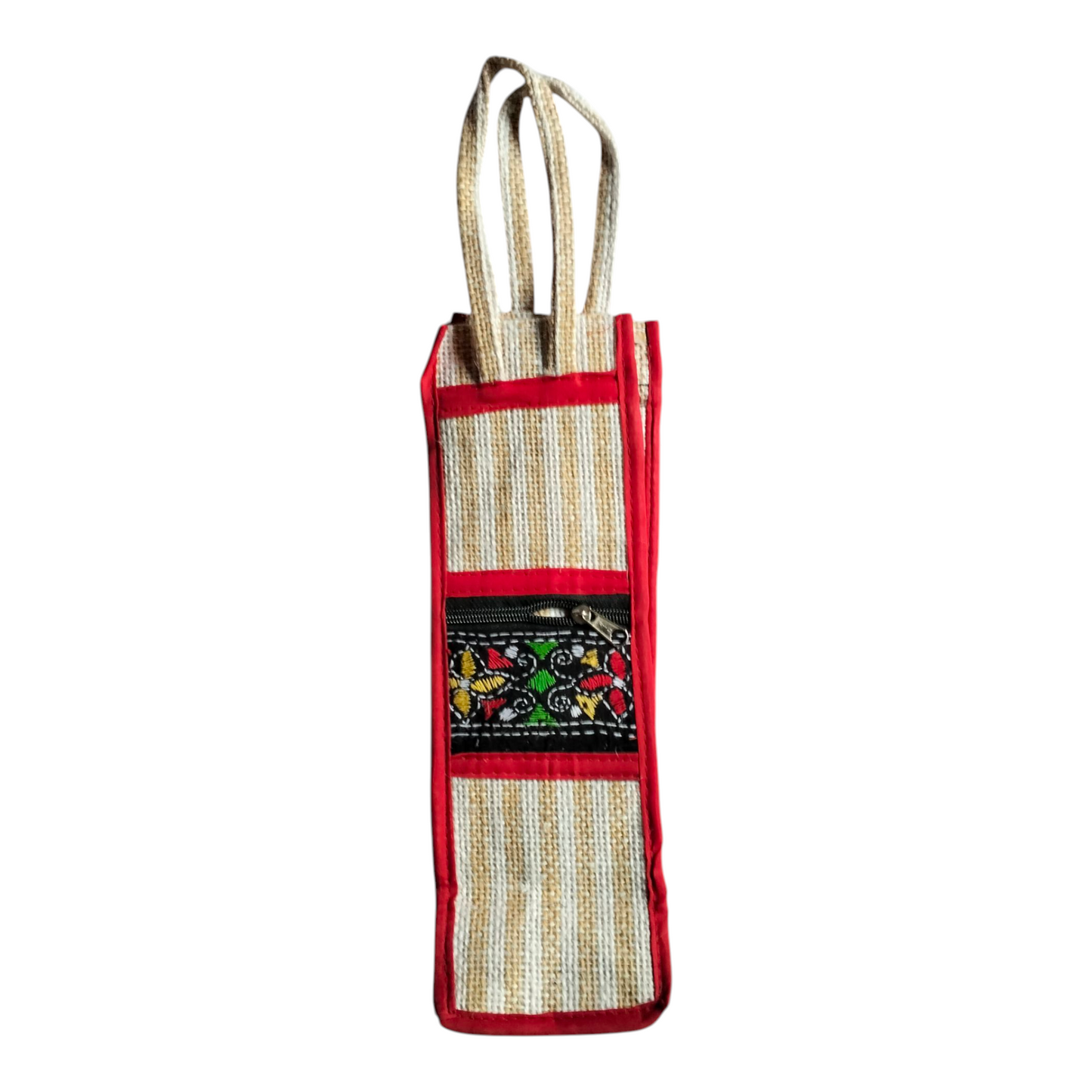 Eco-Friendly Jute Water Bottle Bag – Pack of 2 | Reusable & Durable Carry Bags for 1 Litre Bottles