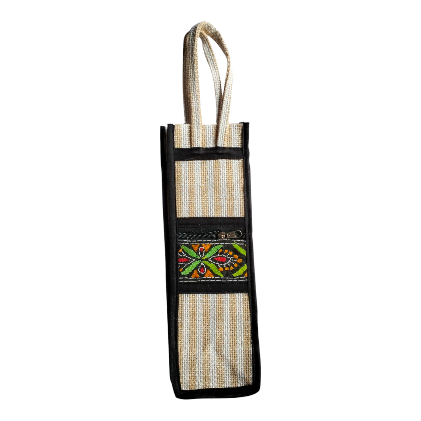 Eco-Friendly Jute Water Bottle Bag – Pack of 2 | Reusable & Durable Carry Bags for 1 Litre Bottles