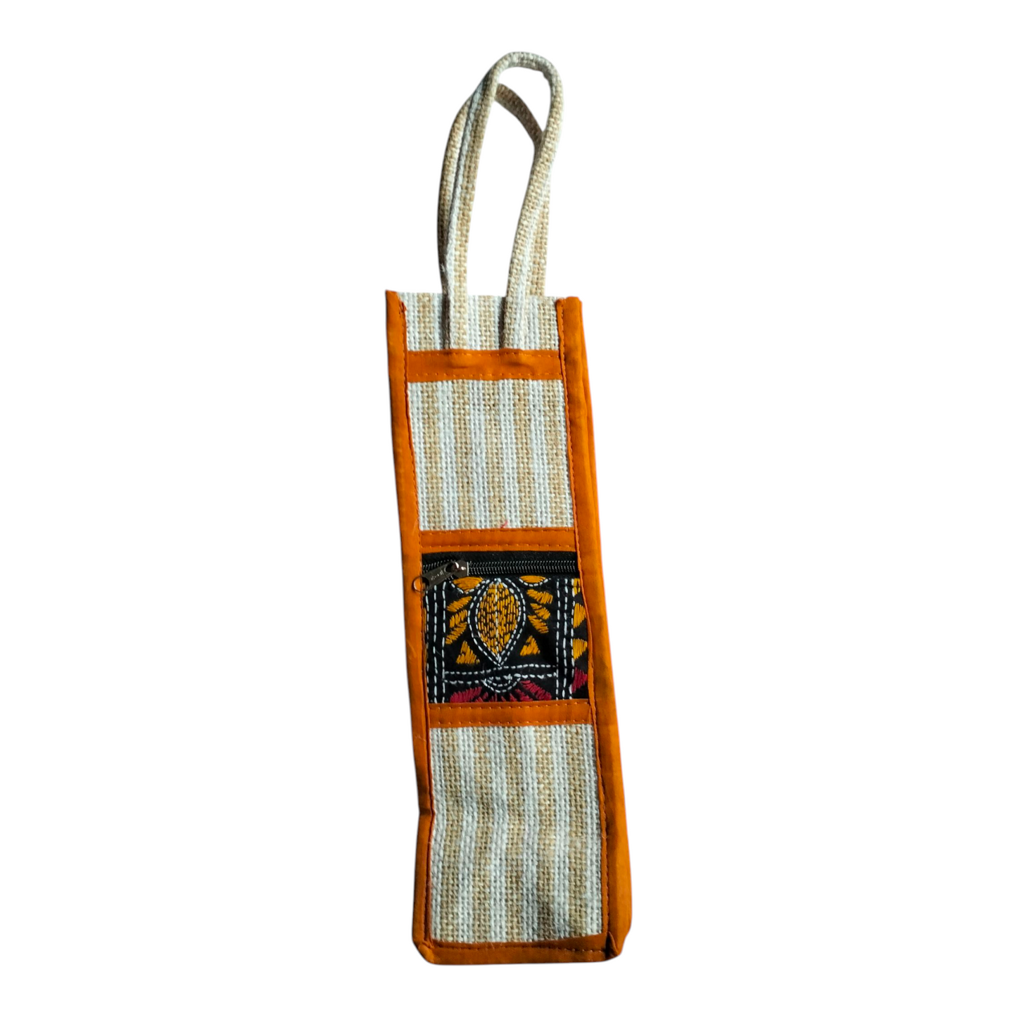 Eco-Friendly Jute Water Bottle Bag – Pack of 2 | Reusable & Durable Carry Bags for 1 Litre Bottles