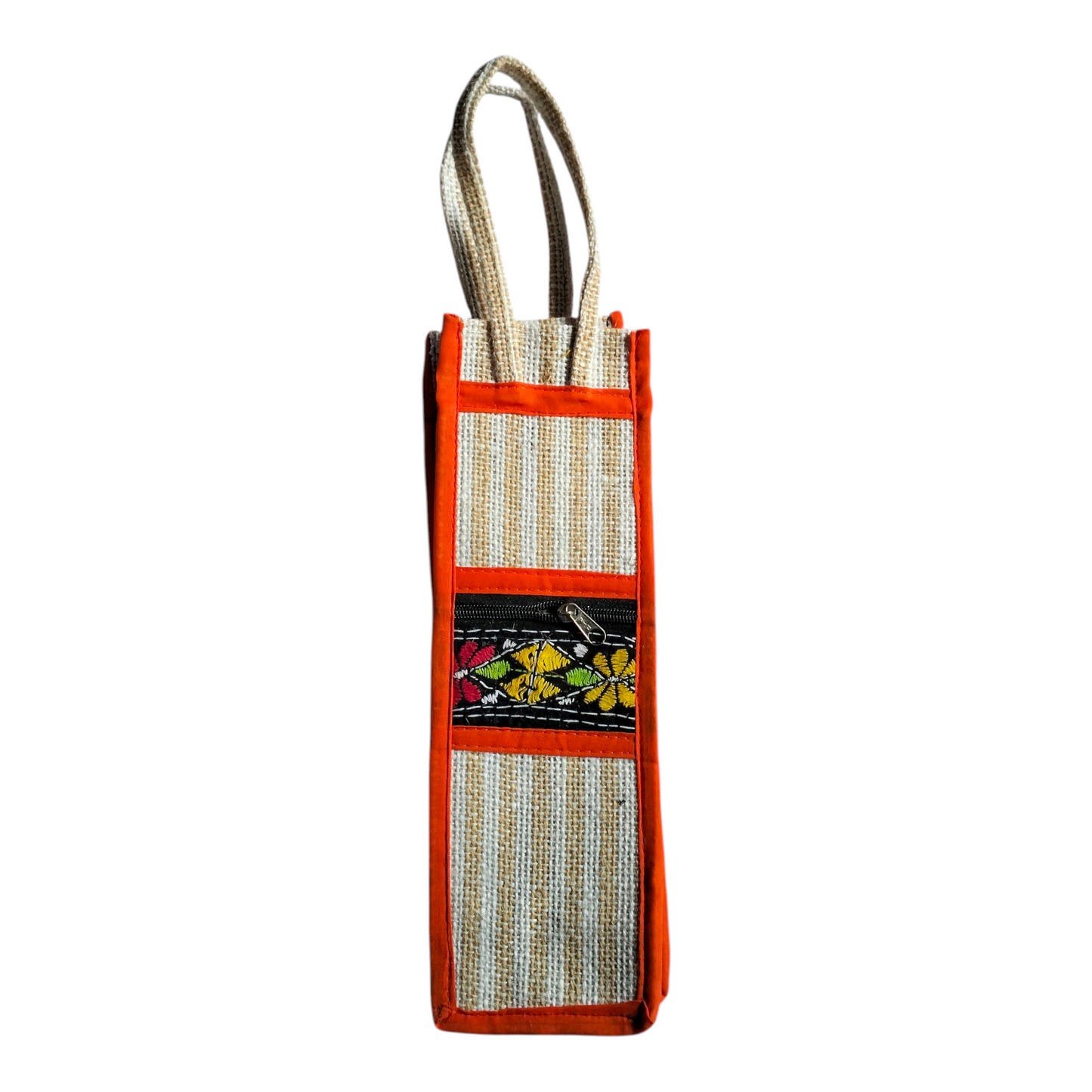Eco-Friendly Jute Water Bottle Bag – Pack of 2 | Reusable & Durable Carry Bags for 1 Litre Bottles