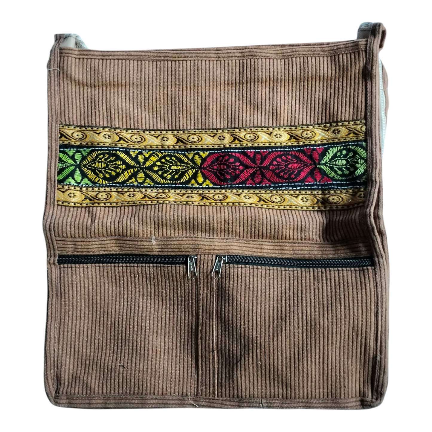 Handcrafted Traditional Shantiniketan Style Cotton Sling Jhola Bag | Crossbody Ethnic & Eco-Friendly
