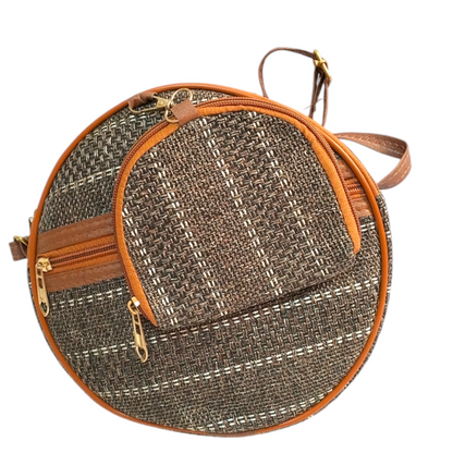 Shantiniketan Round Sling Bag - Authentic Indian Craft