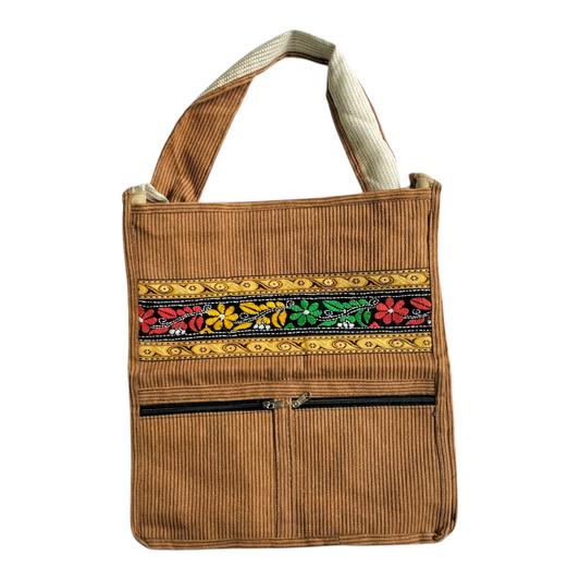 Shantiniketan Style Cotton Sling Jhola Bag
