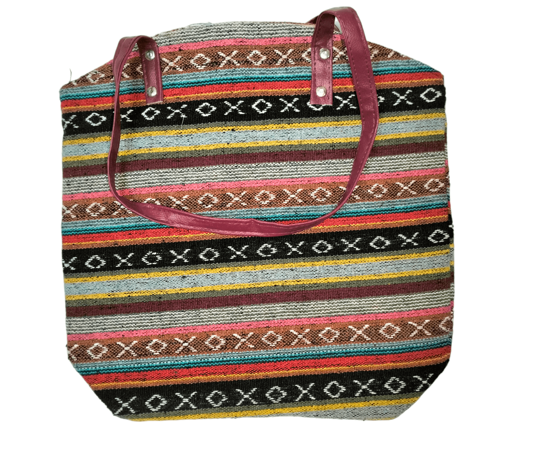 Stylish colorful traditional shantiniketan tote bag for women with zip - AP BAG BHANDAR