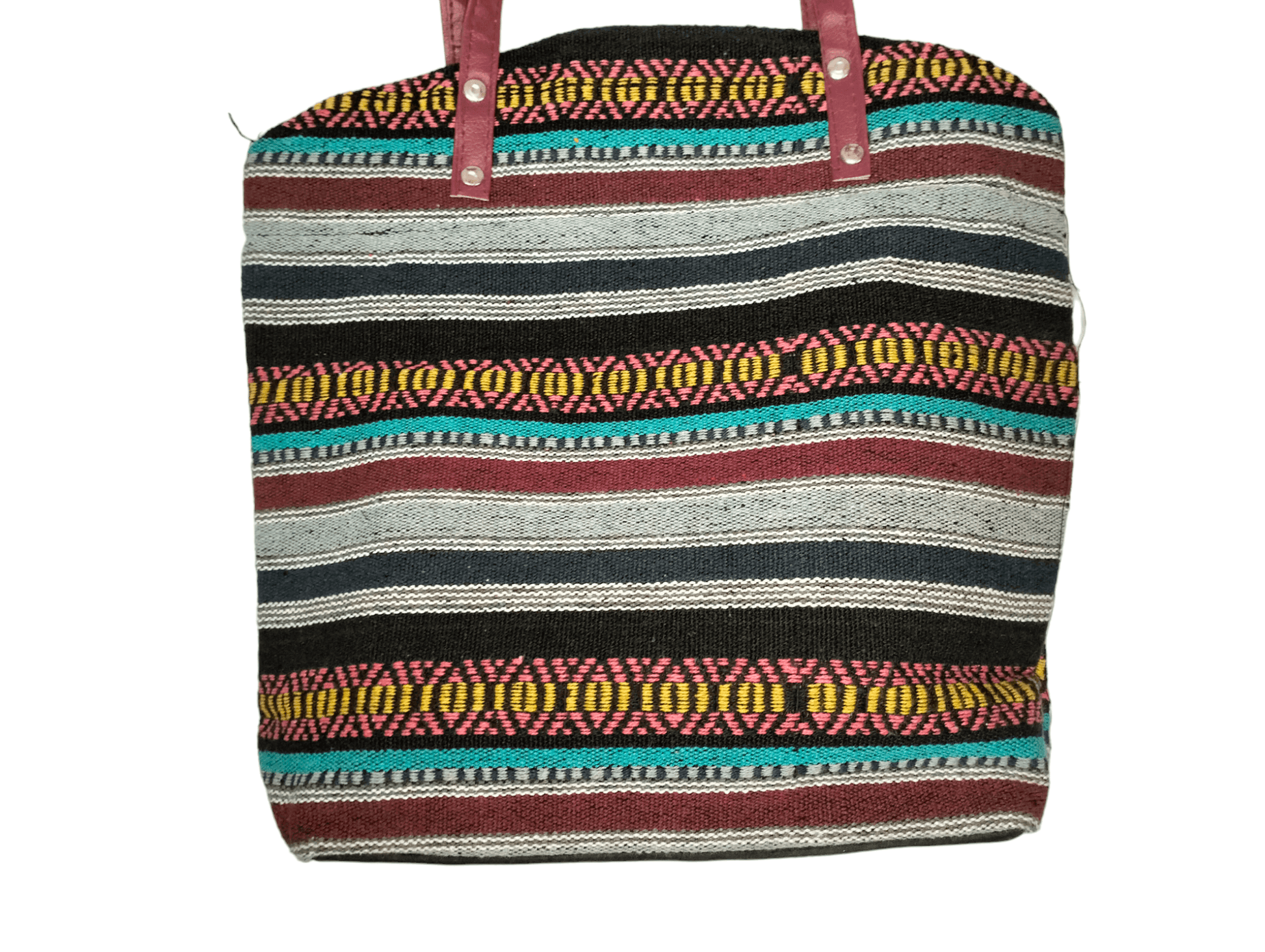 Stylish colorful traditional shantiniketan tote bag for women with zip - AP BAG BHANDAR