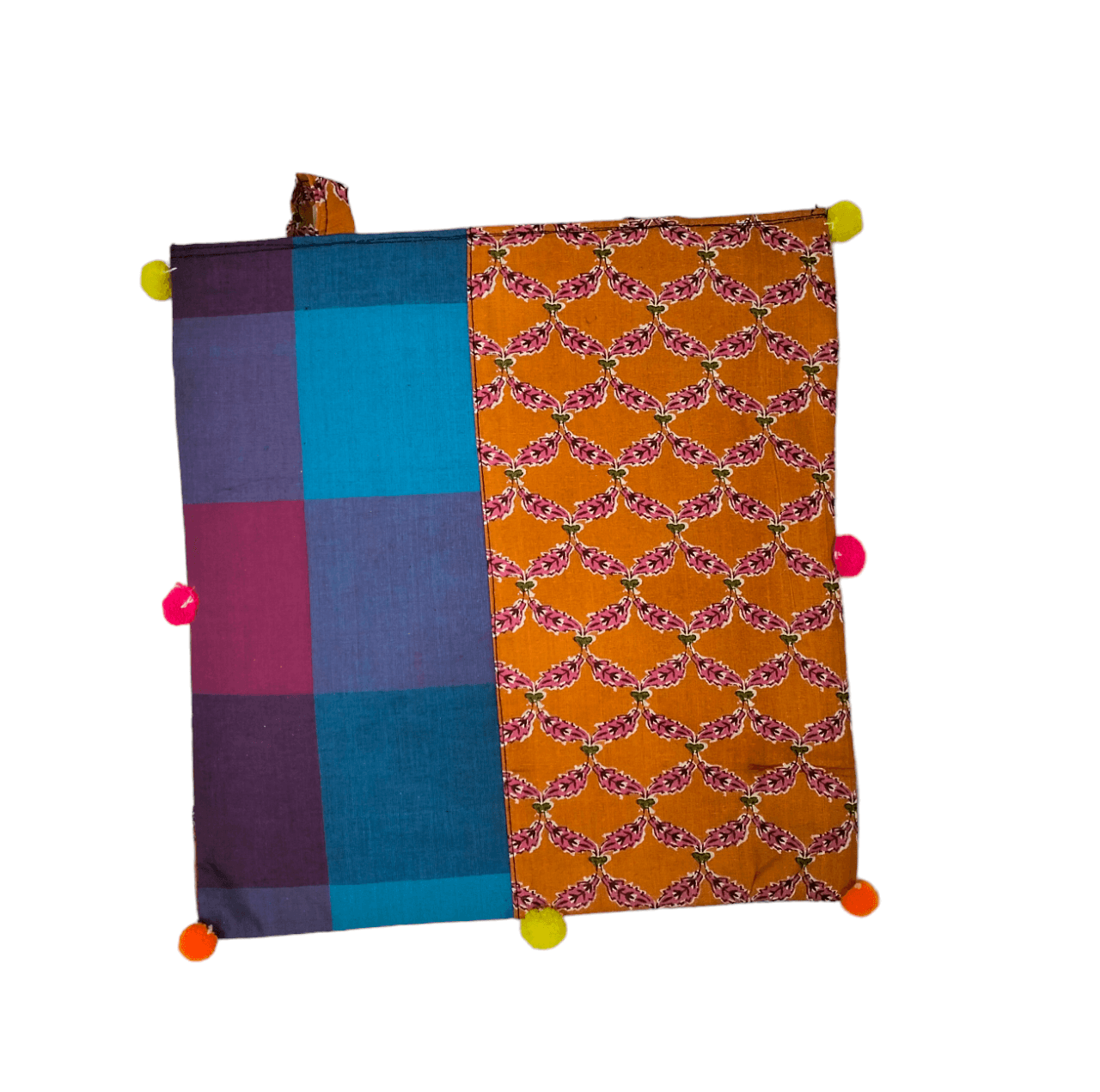 Stylish colorful traditional shantiniketan tote bag for women big size with zip - AP BAG BHANDAR