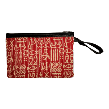 Pack of 2 Stylish shantiniketan Traditional Small Makeup Pouch Bag for Women - AP BAG BHANDAR