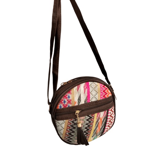 Stylish shantiniketan trendy round sling bag for women - AP BAG BHANDAR