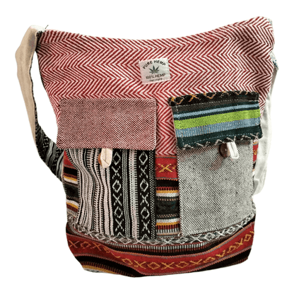 Stylish colorful cotton shantiniketan tote bag for women with zipper - AP BAG BHANDAR