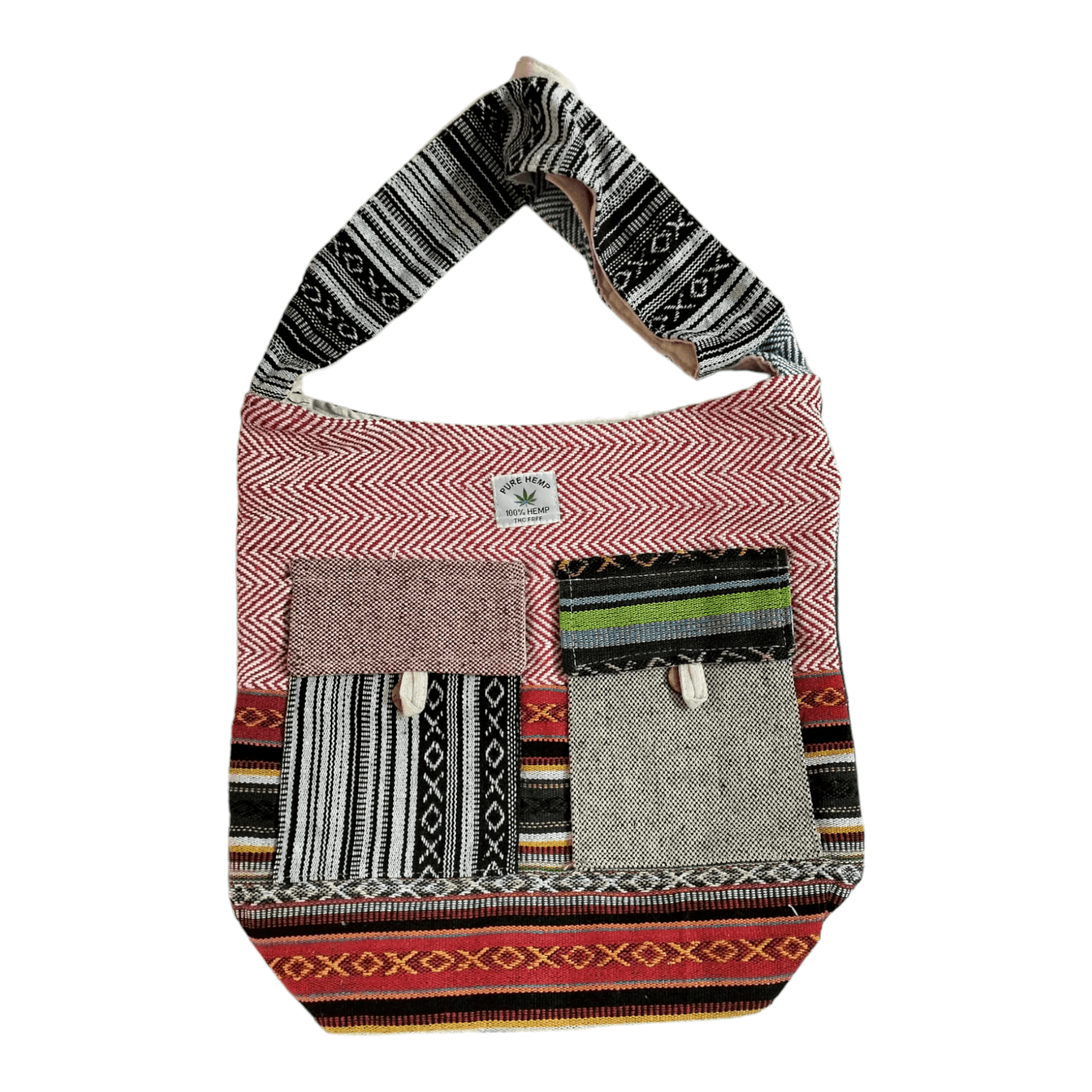 Stylish colorful cotton shantiniketan tote bag for women with zipper - AP BAG BHANDAR