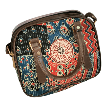 Stylish graceful traditional shantiniketan sling bag for women - AP BAG BHANDAR