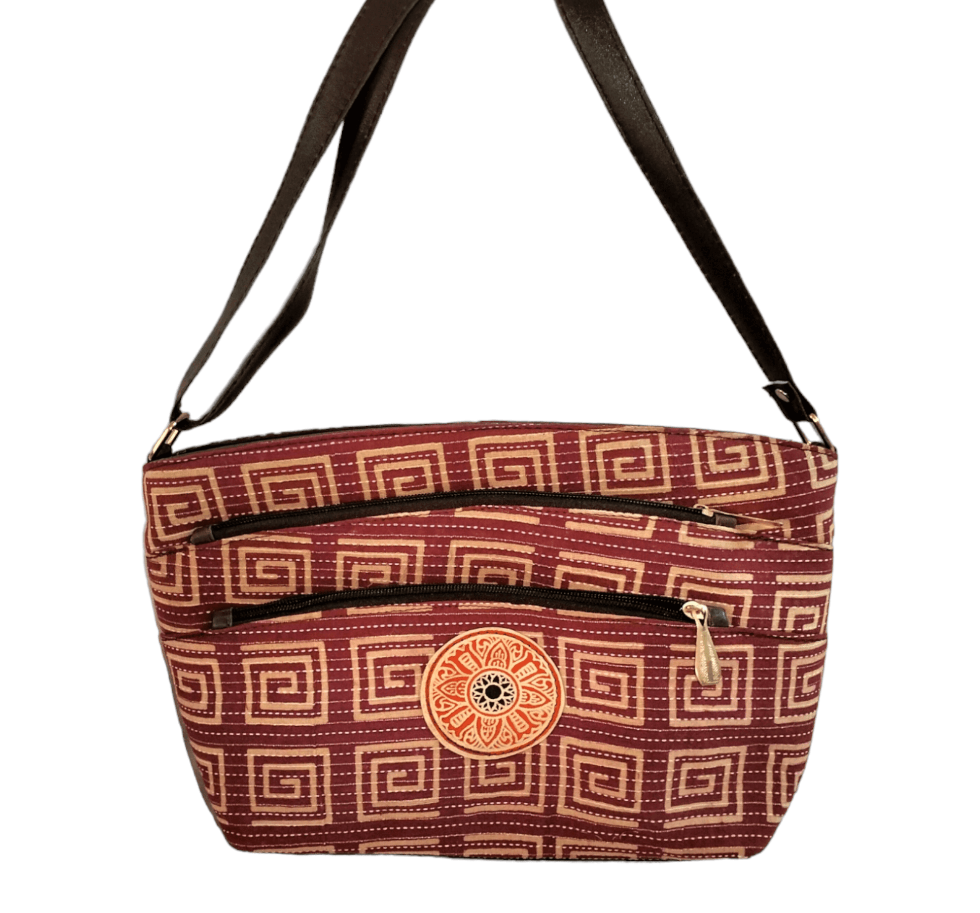 Stylish graceful traditional shantiniketan sling bag for women - AP BAG BHANDAR